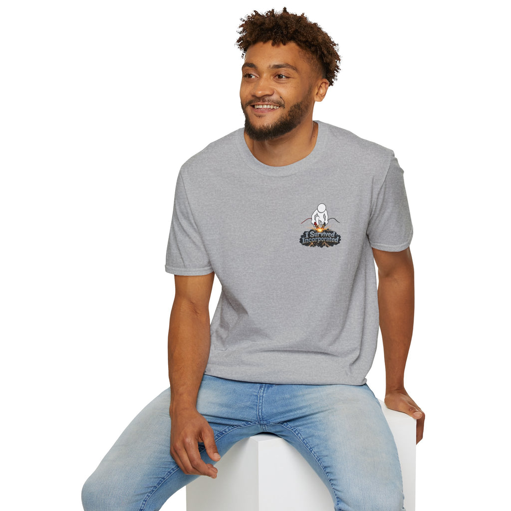 I Survived 2020 — "Please Stand By" Test Pattern Tee Summer Premier Unisex Softstyle T-Shirt
