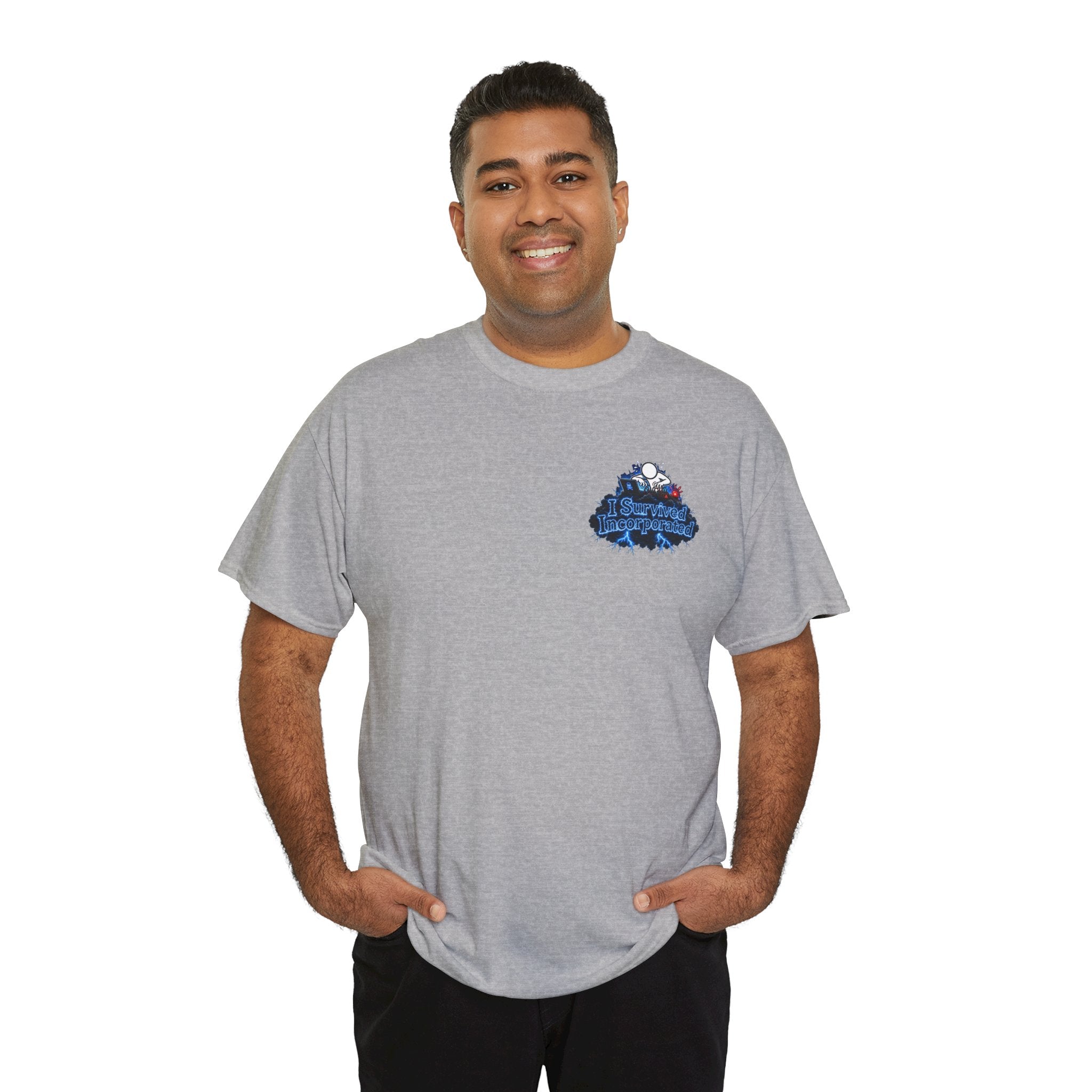 I Survived 2020 — "Please Stand By" Test Pattern Tee Lockdown Surveillance Edition Summer Exclusive Unisex Heavy Cotton Tee