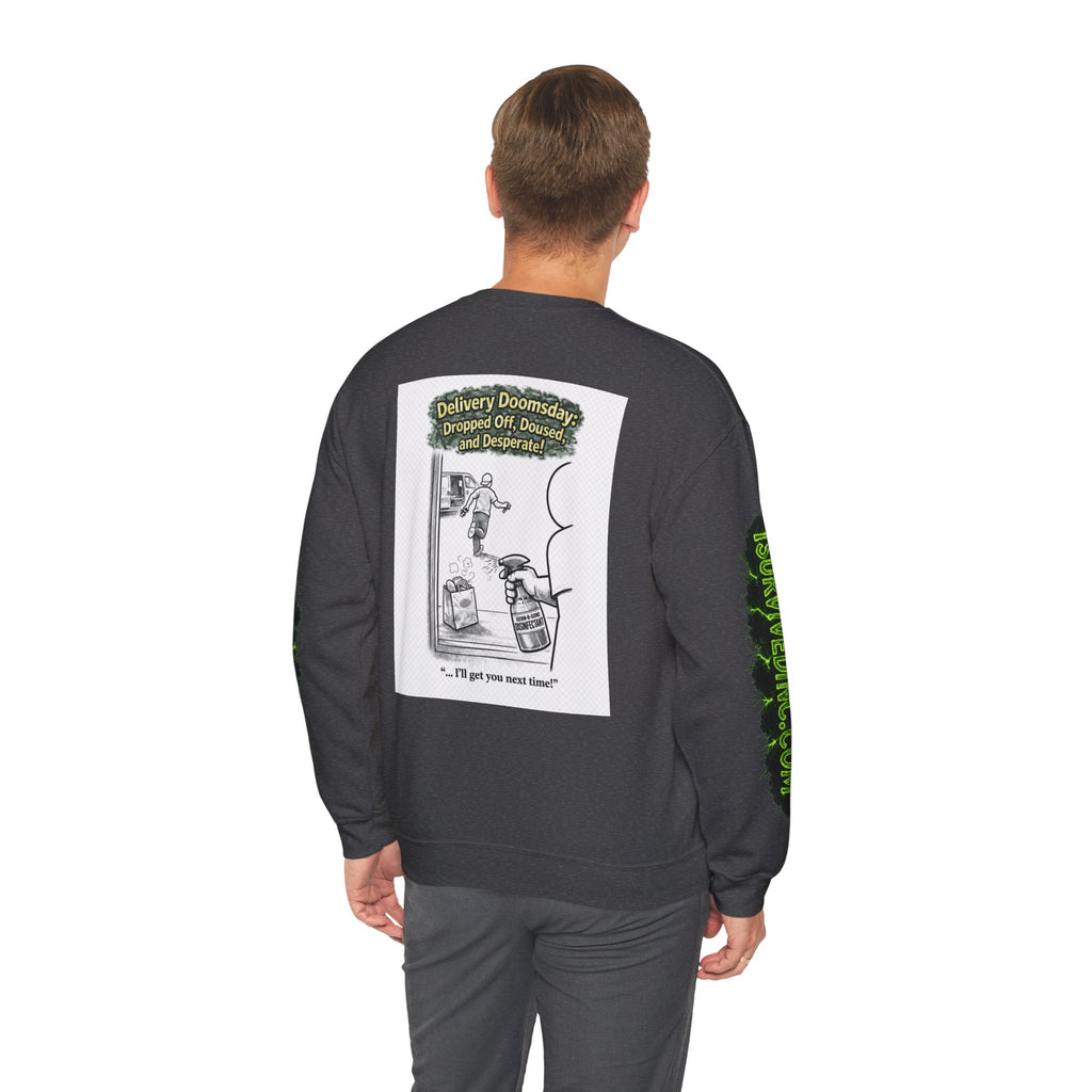 I Survived 2020 — S1:E5 "Delivery Doomsday" | Pandemic Edition Unisex Heavy Blend™ Crewneck Sweatshirt