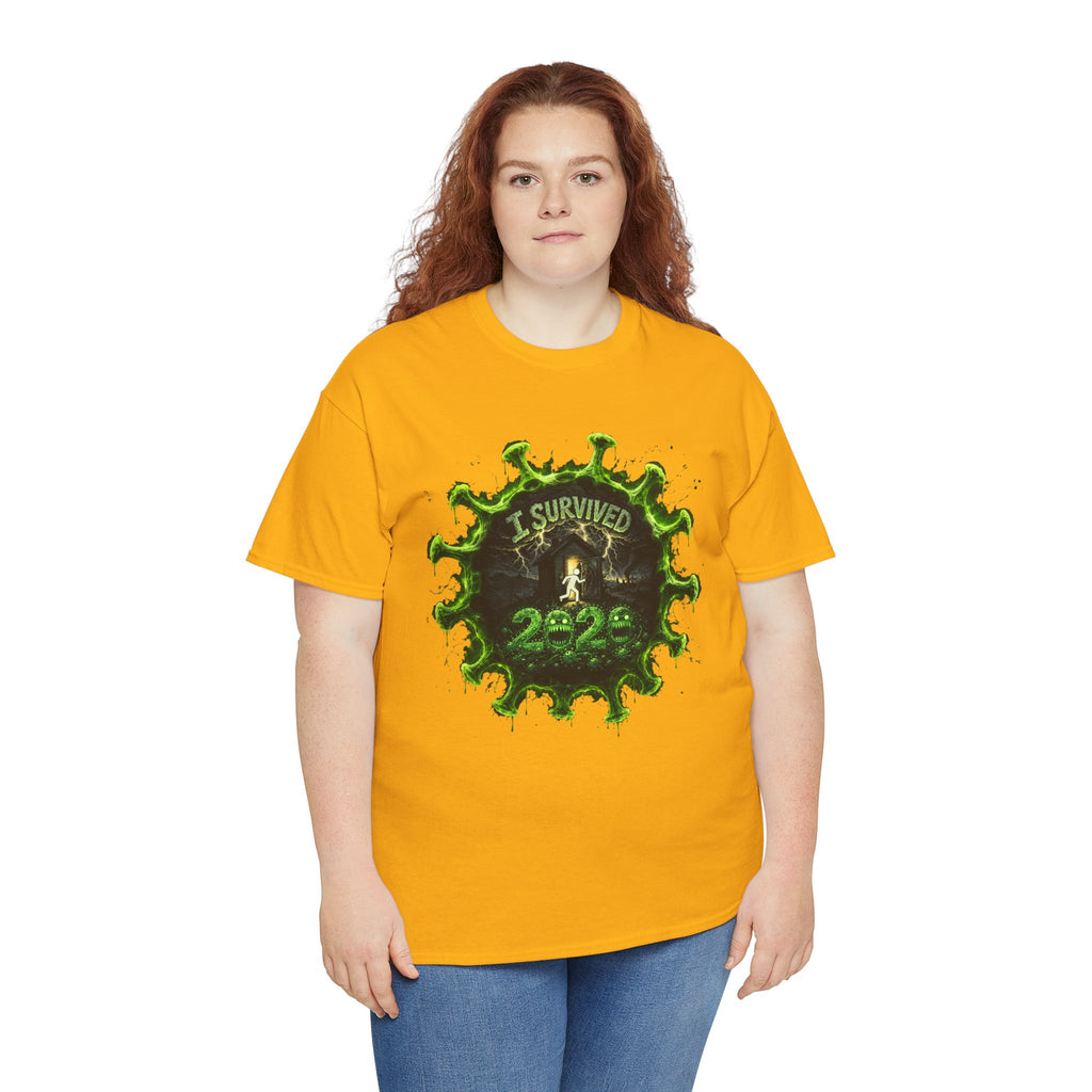 I Survived 2020 — Director's Cut S1:E4 "Mask Madness Mayhem Moment" | Pandemic Edition Unisex Heavy Cotton Tee