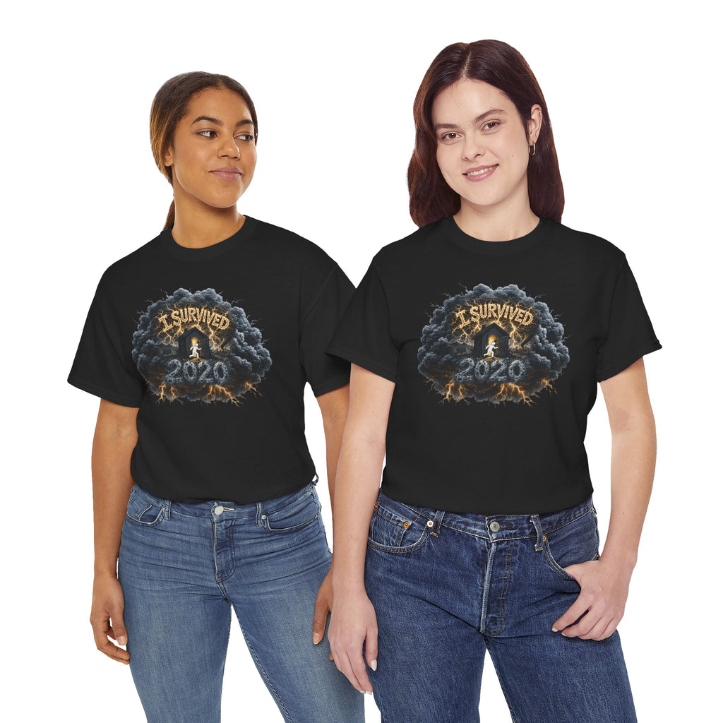 I Survived 2020 — Director's Cut Original Design Teaser Tee | Season 1 Premiere Drop Unisex Heavy Cotton Tee