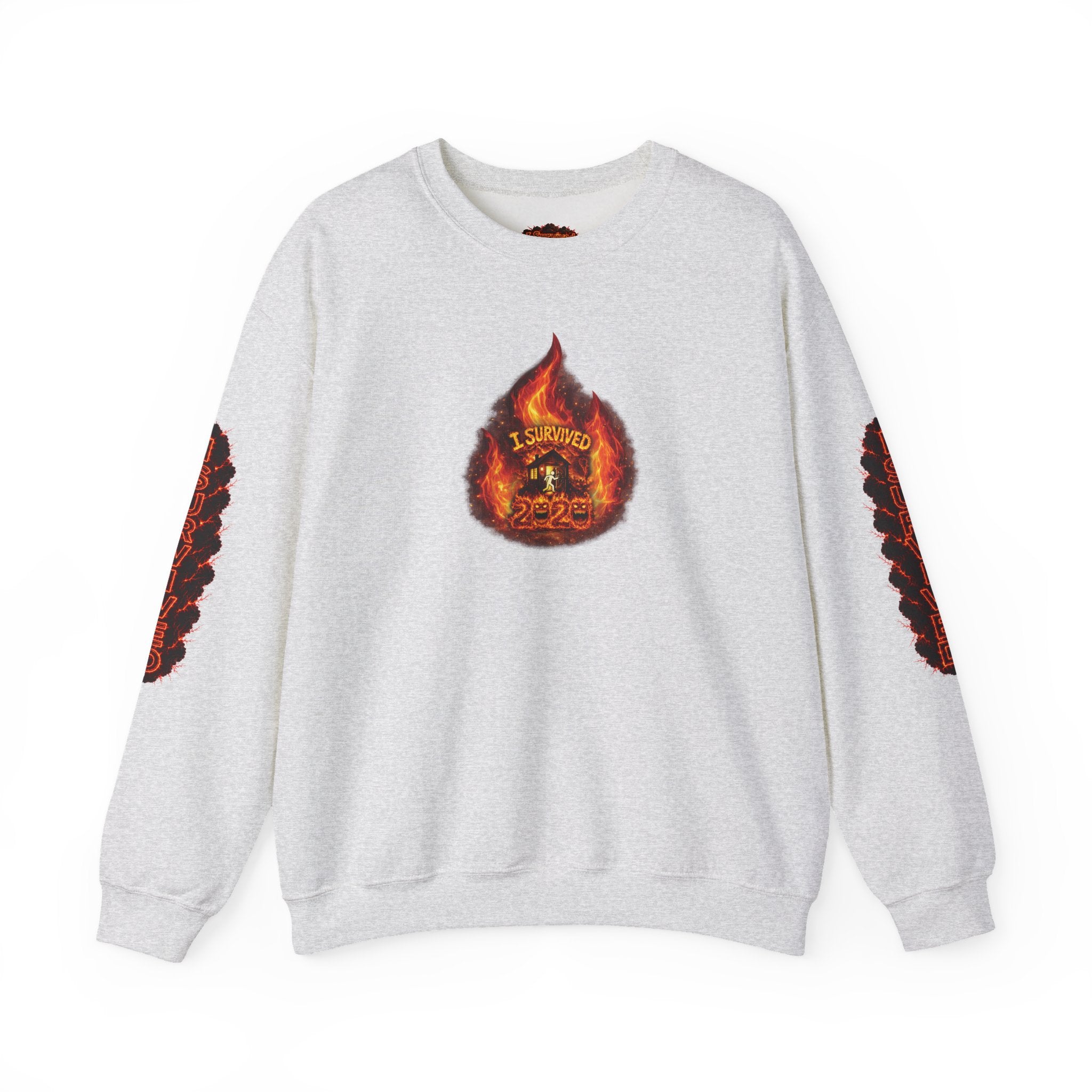 I Survived 2020 — WILDFIRES S2:E3: Director's Cut "The California Wildfires" Memorial Unisex Heavy Blend™ Crewneck Sweatshirt