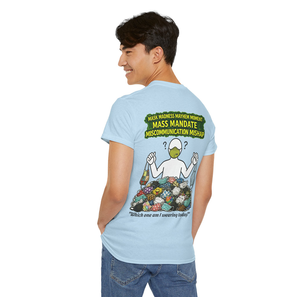 Sobreviví al 2020 — T1:E4 "Caos en Mascarillas: Un Momento de Locura" | Camiseta Unisex de Algodón Grueso Edición Pandemia (EDICIÓN ESPECIAL)