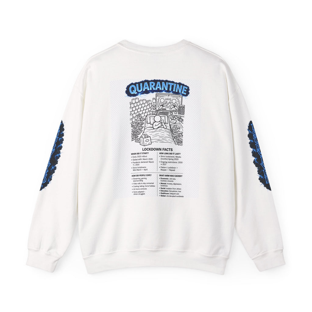 I Survived 2020 — Director's Cut S3:E1 "Quarantine" | Lockdown Edition Documentary Unisex Heavy Blend™ Crewneck Sweatshirt