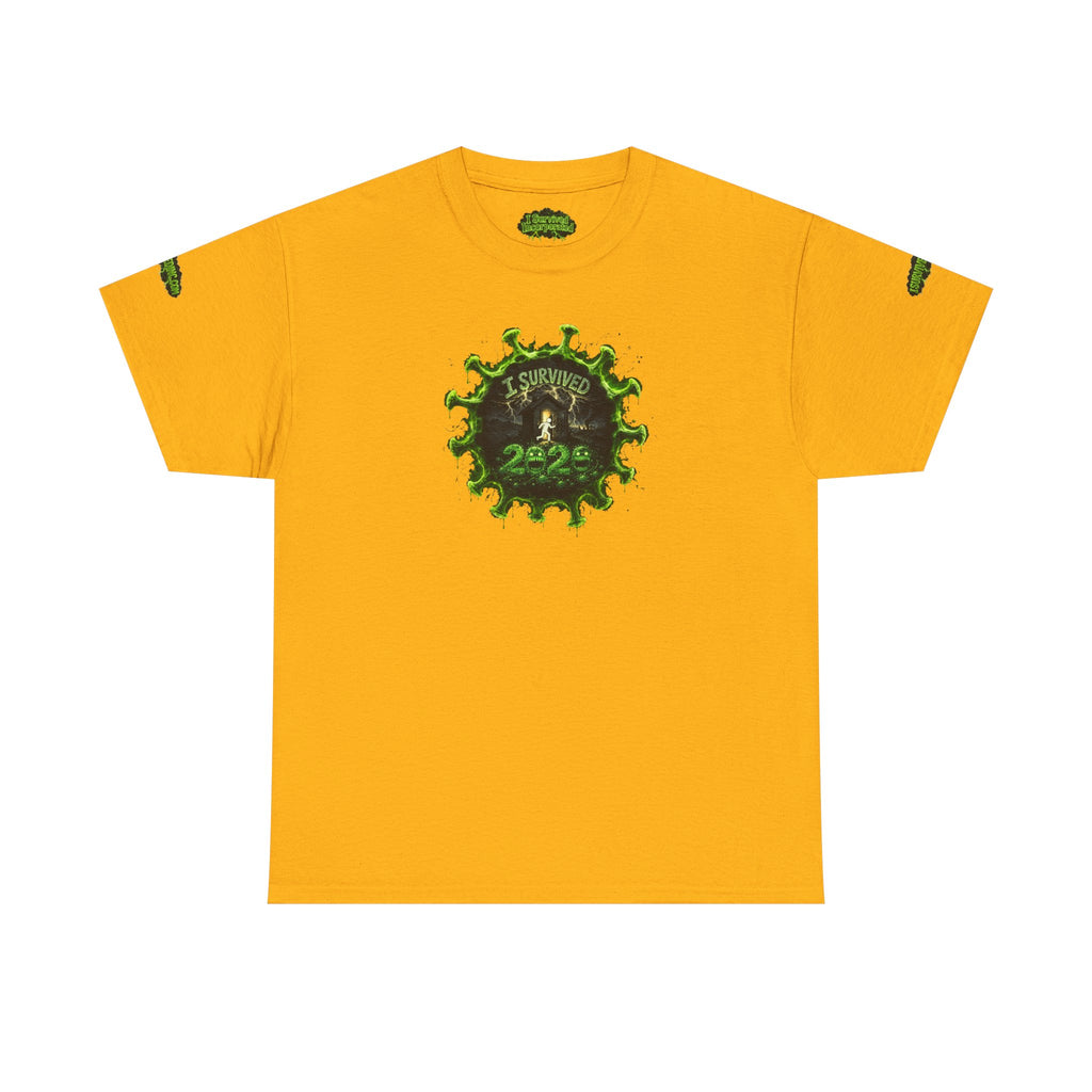 I Survived 2020 — PANDEMIC S1:E3: Director's Cut Special Edition "The Jab!" Unisex Heavy Cotton Tee