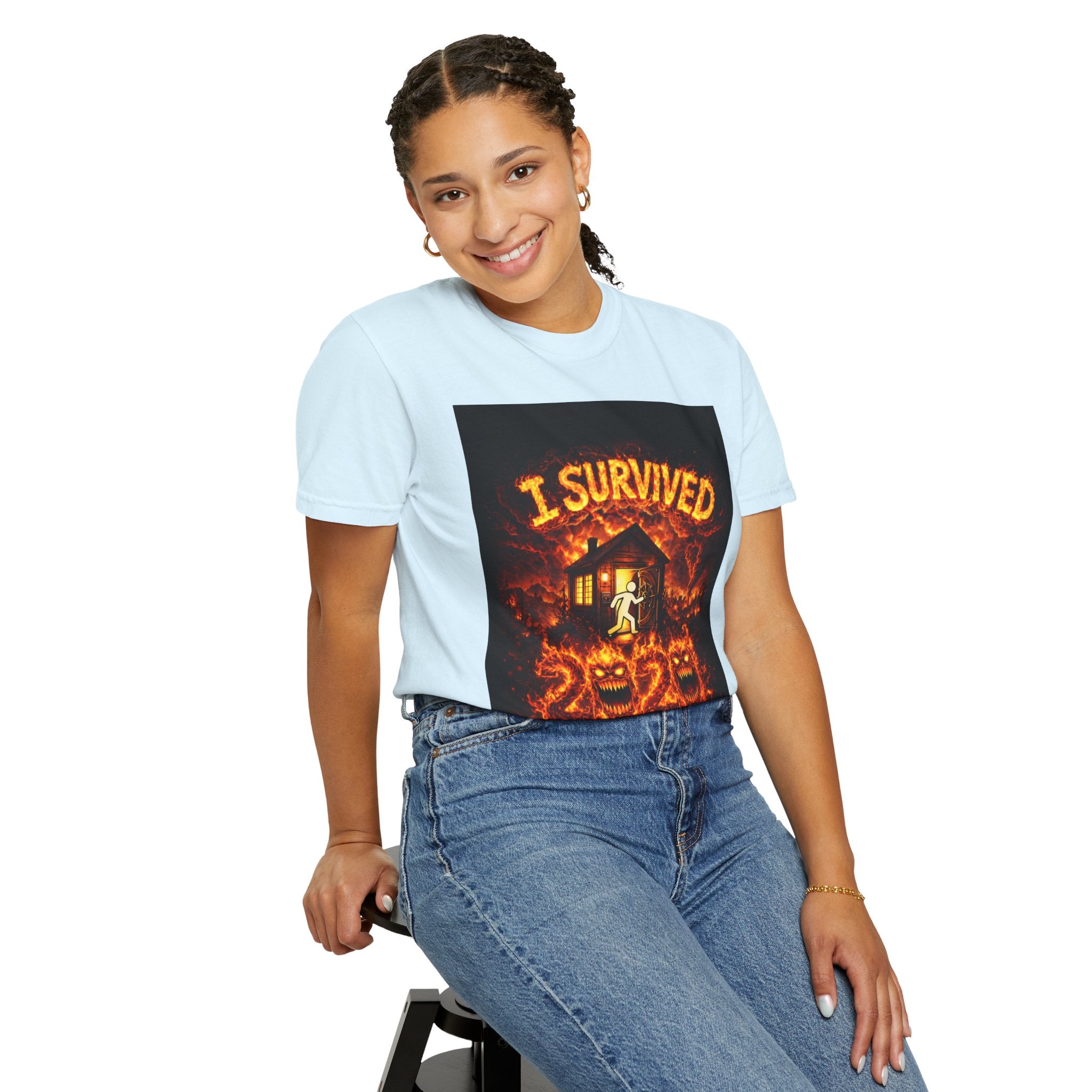 I Survived 2020 — S2:E4 "Western U.S. Wildfire Season" | Mid-Season Finale Pt. 1 | Wildfire Edition Memorial Unisex Garment-Dyed T-shirt