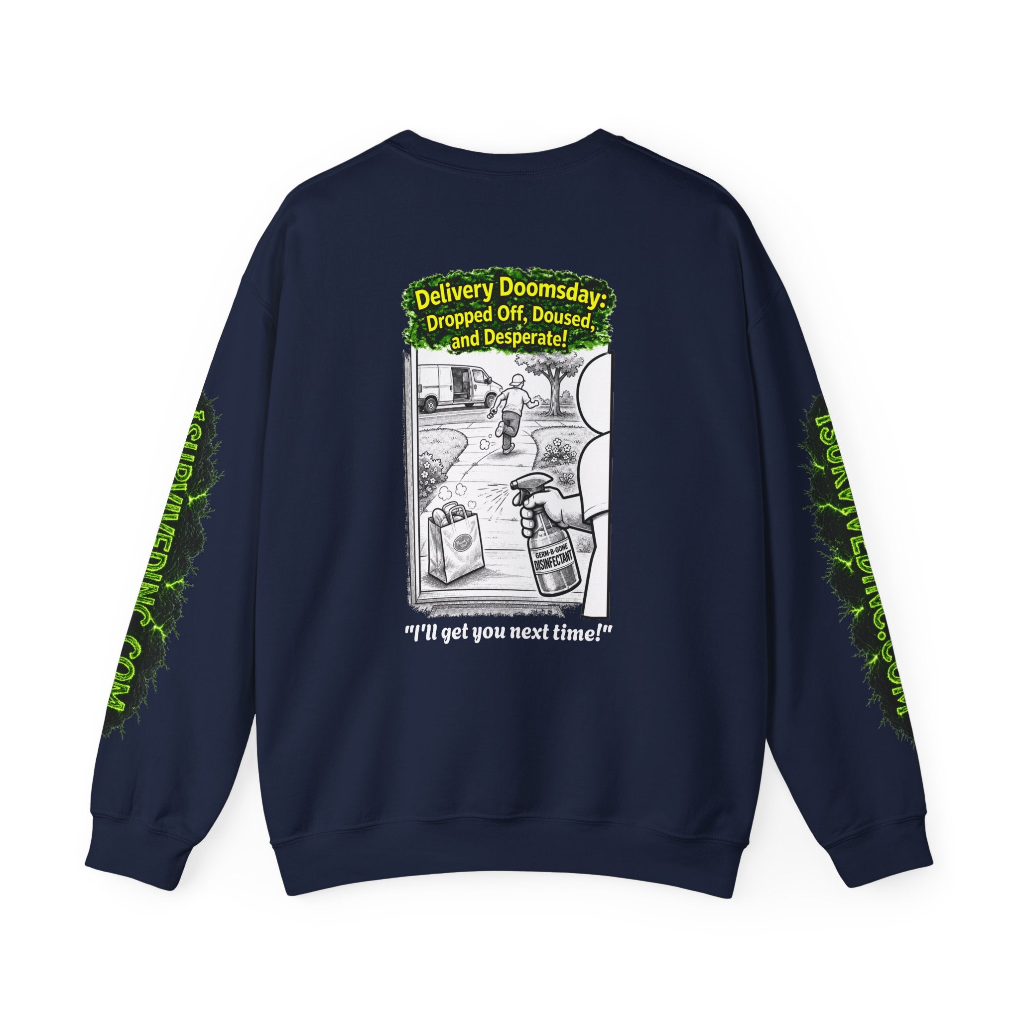 I Survived 2020 — PANDEMIC S1:E5: "Delivery Doomsday" Unisex Heavy Blend™ Crewneck Sweatshirt