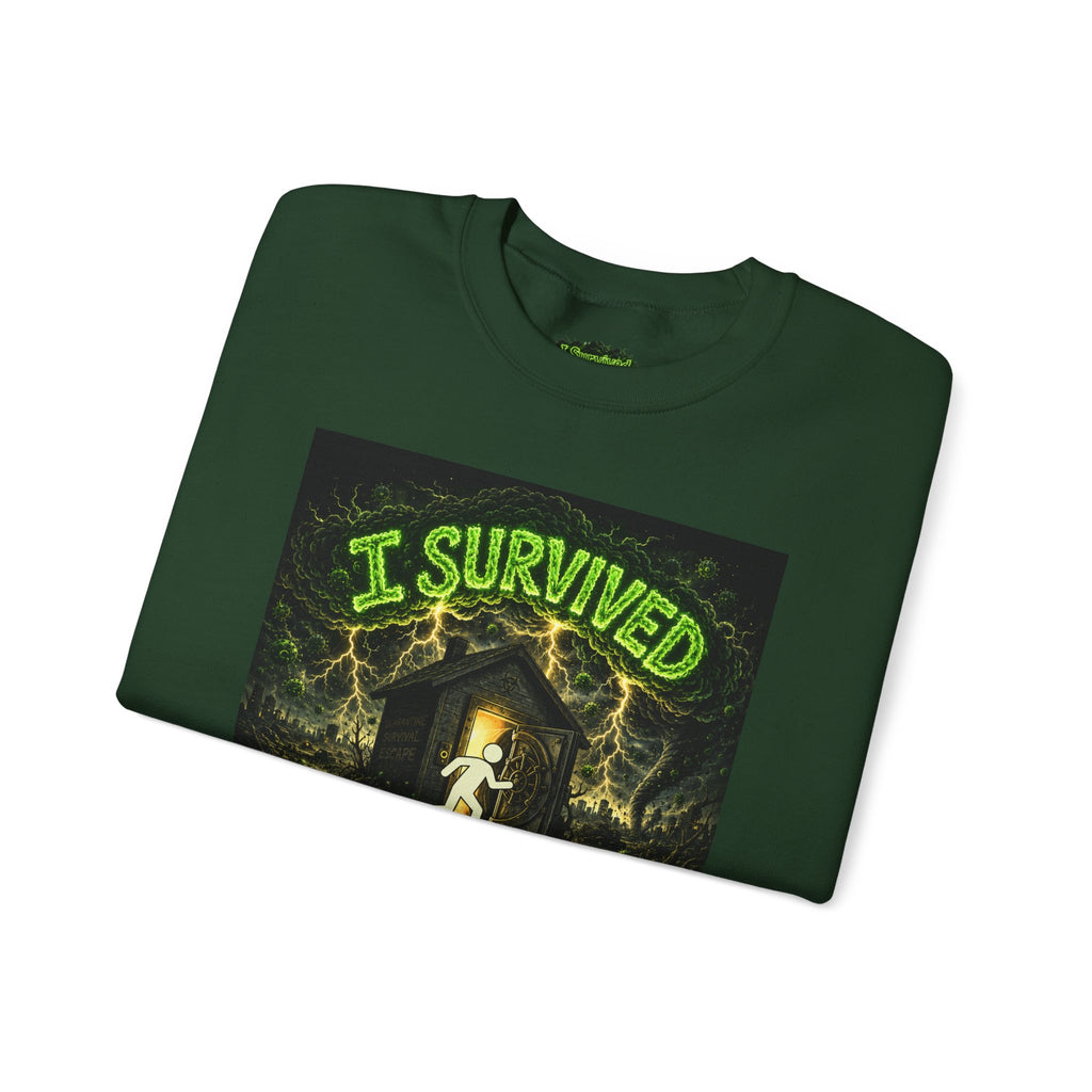 I Survived 2020 — S1:E1 "COVID-19: The Coronavirus" | Pandemic Edition Unisex Heavy Blend™ Crewneck Sweatshirt