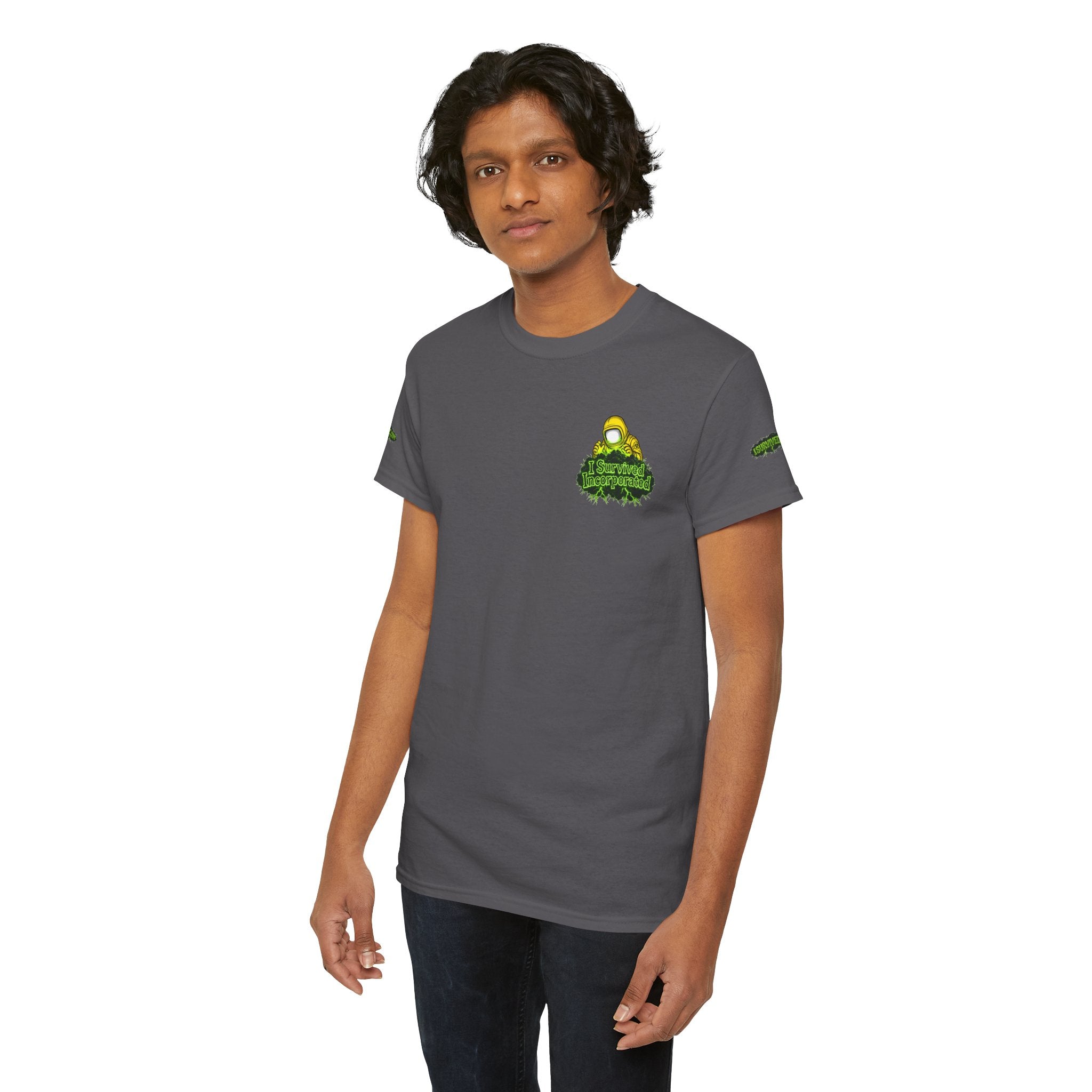 I Survived 2020 — "Please Stand By" Test Pattern Toxic Signal Tee Special Edition Summer Premiere Unisex Heavy Cotton Tee