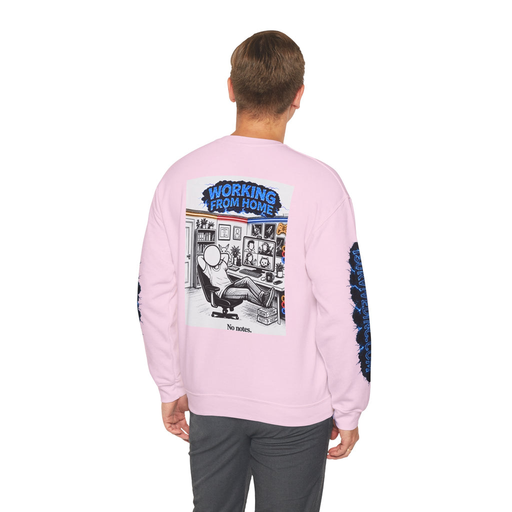I Survived 2020 — S3:E4 "Working From Home" | Mid-Season Finale Pt. 1 | Lockdown Edition Documentary Unisex Heavy Blend™ Crewneck Sweatshirt