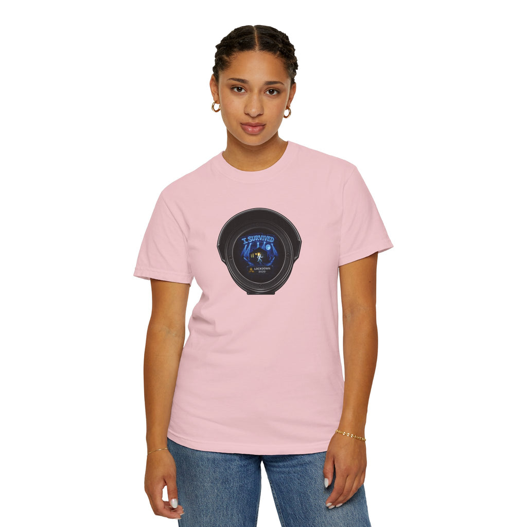 I Survived 2020 —  LOCKDOWN S3:E1: Director's Cut "Quarantine" Unisex Garment-Dyed T-shirt