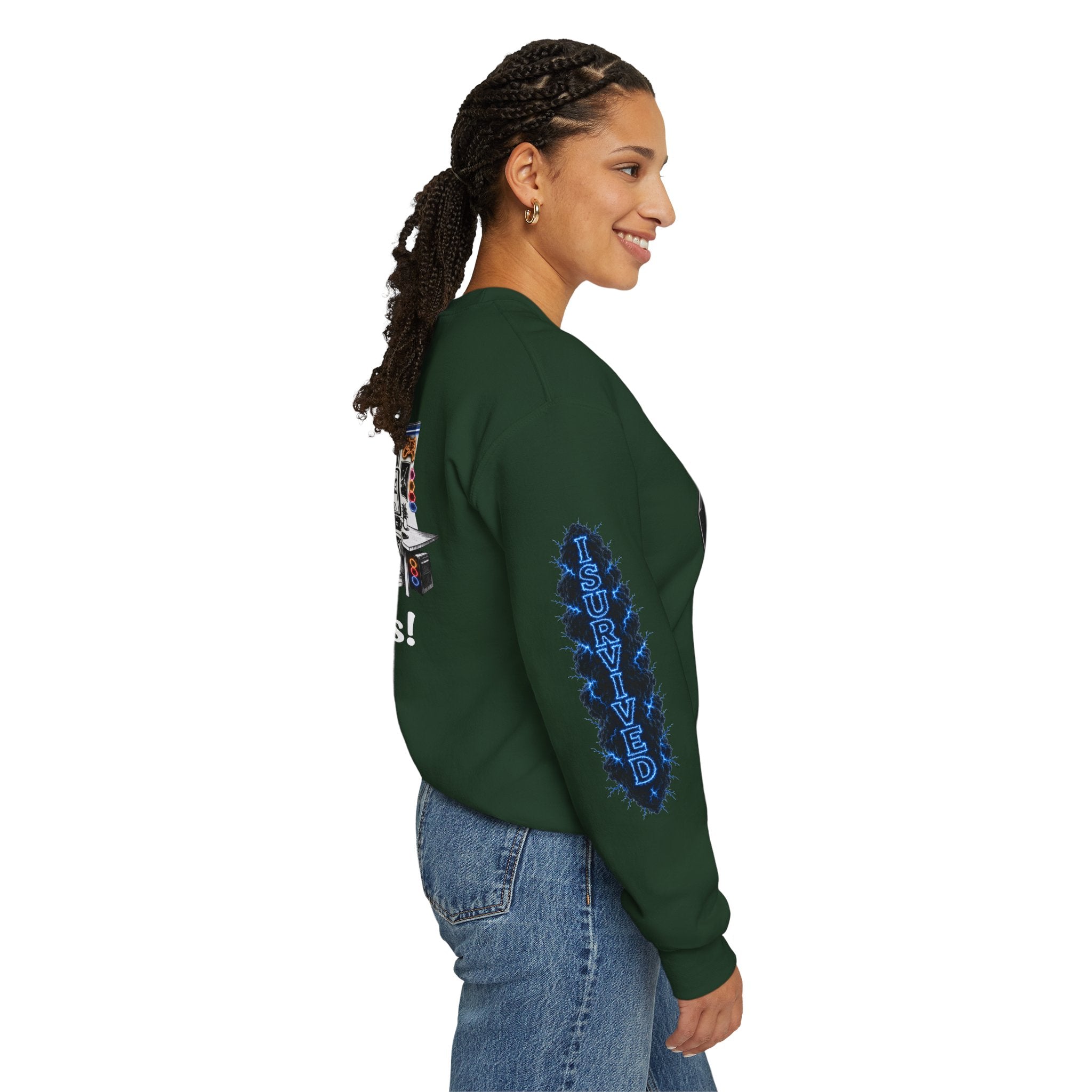 I Survived 2020 — Director's Cut S3:E4 "Working From Home" | Mid-Season Finale Pt. 1 | Lockdown Edition Documentary Unisex Heavy Blend™ Crewneck Sweatshirt