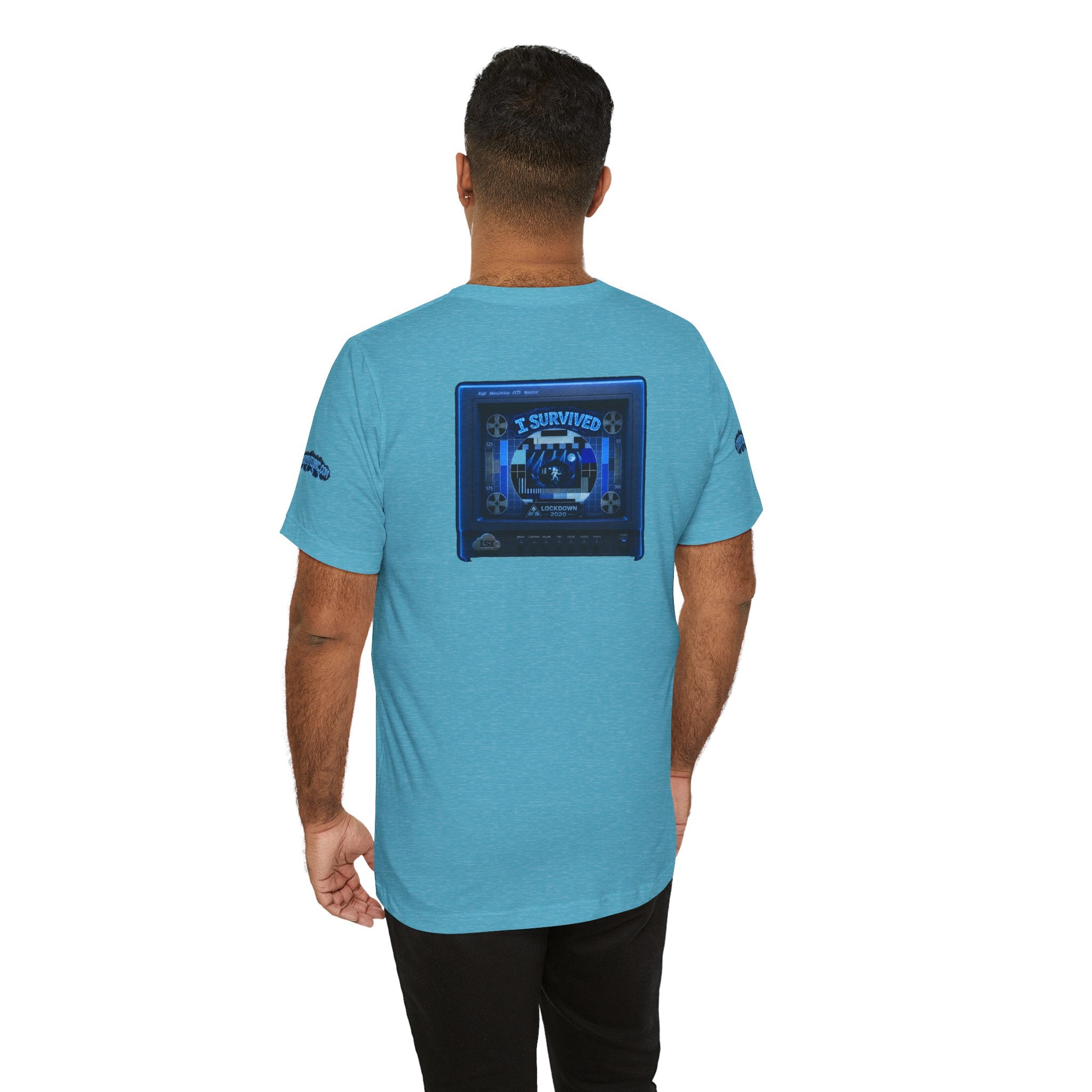I Survived 2020 — "Please Stand By" Test Pattern Tee Lockdown Special Edition Summer Exclusive Unisex Jersey Short Sleeve Tee