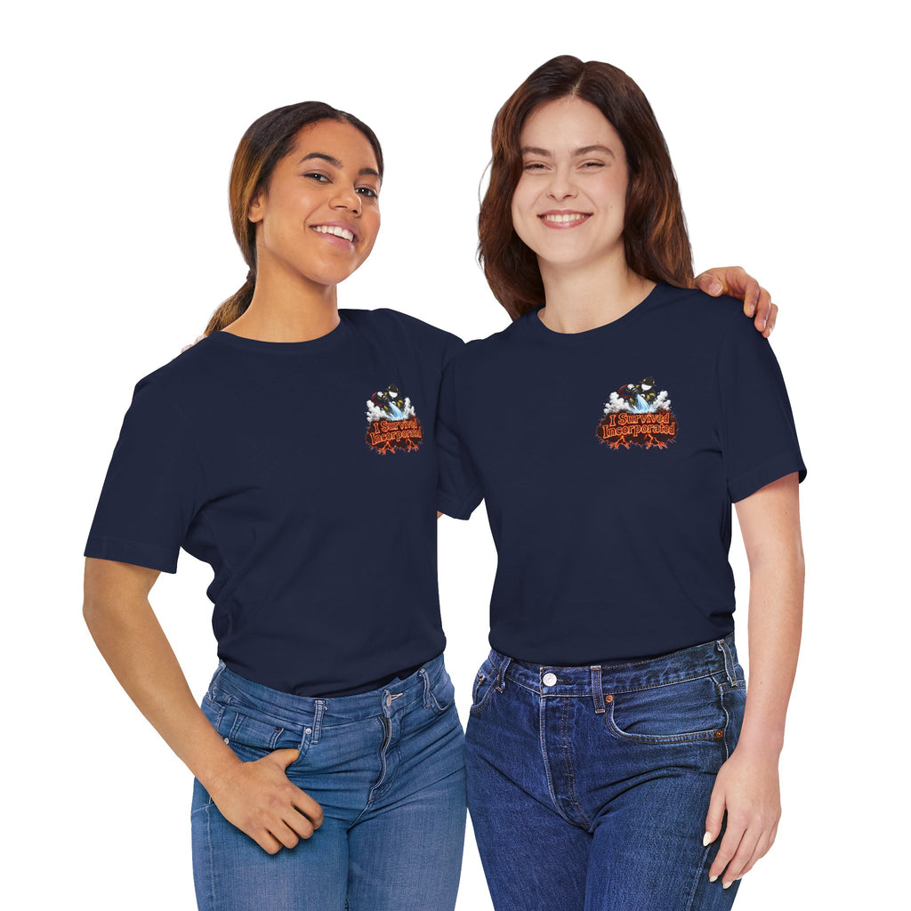 I Survived 2020 — "Please Stand By" Test Pattern Tee Wildfire Signal Edition Summer Premiere Unisex Jersey Short Sleeve Tee