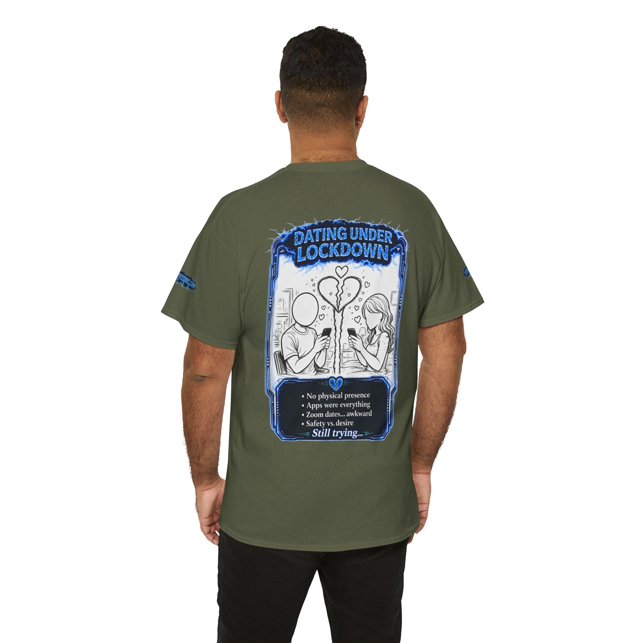 I Survived 2020 — LOCKDOWN S3:E2: Special Edition "Dating Under Lockdown" Unisex Heavy Cotton Tee