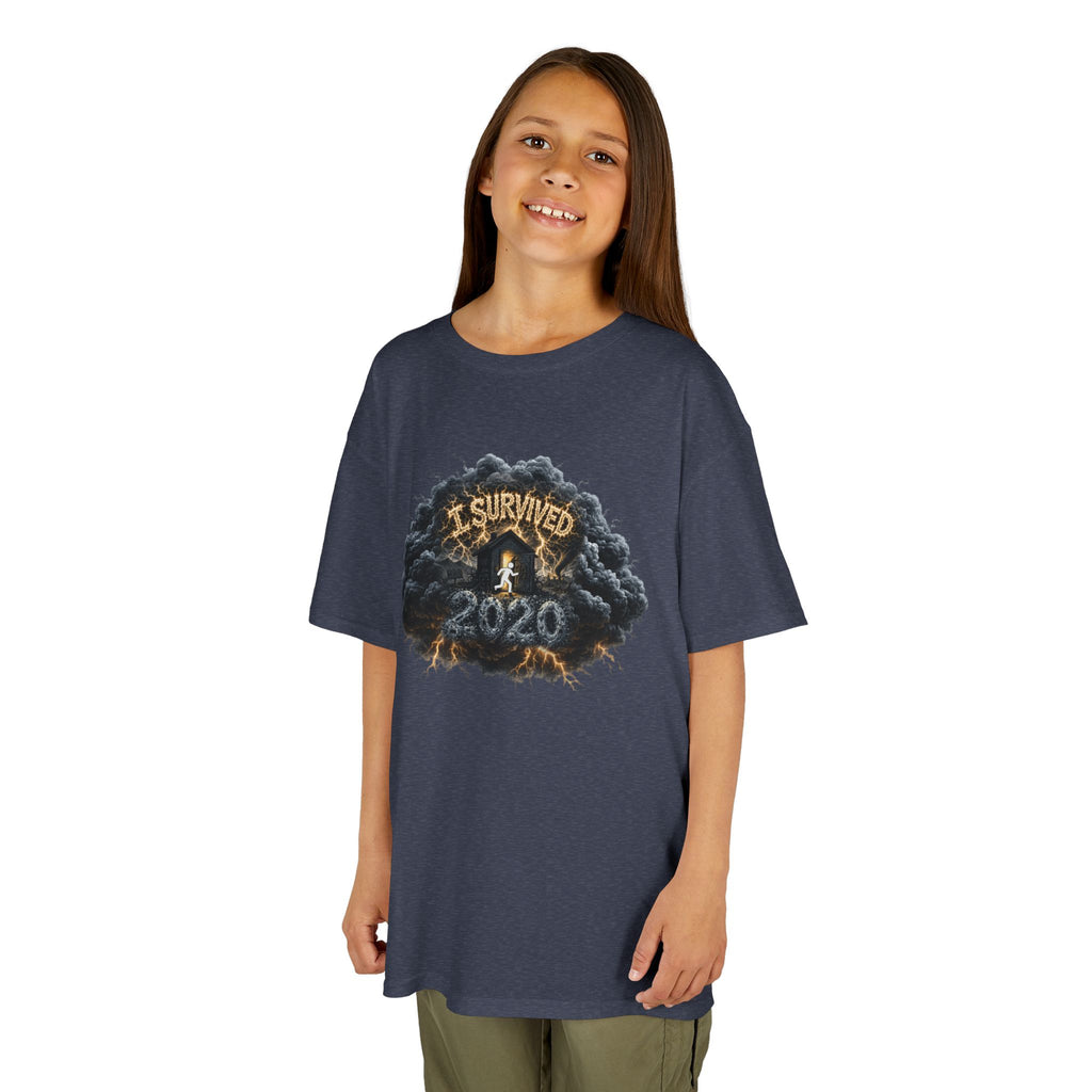I Survived 2020 — Director's Cut Original Design Teaser Tee | Season 1 Premiere Drop Kids Heavy Cotton™ Tee