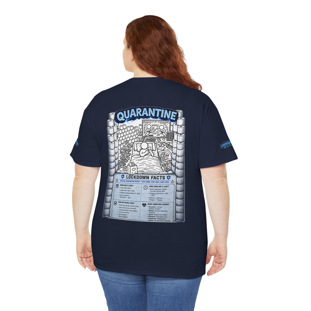 I Survived 2020 — LOCKDOWN S3:E1: Director's Cut Special Edition "Quarantine" Unisex Heavy Cotton Tee