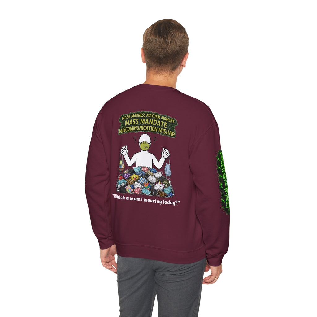 I Survived 2020 — Director's Cut S1:E4 "Mask Madness Mayhem Moment" | Pandemic Edition Unisex Heavy Blend™ Crewneck Sweatshirt