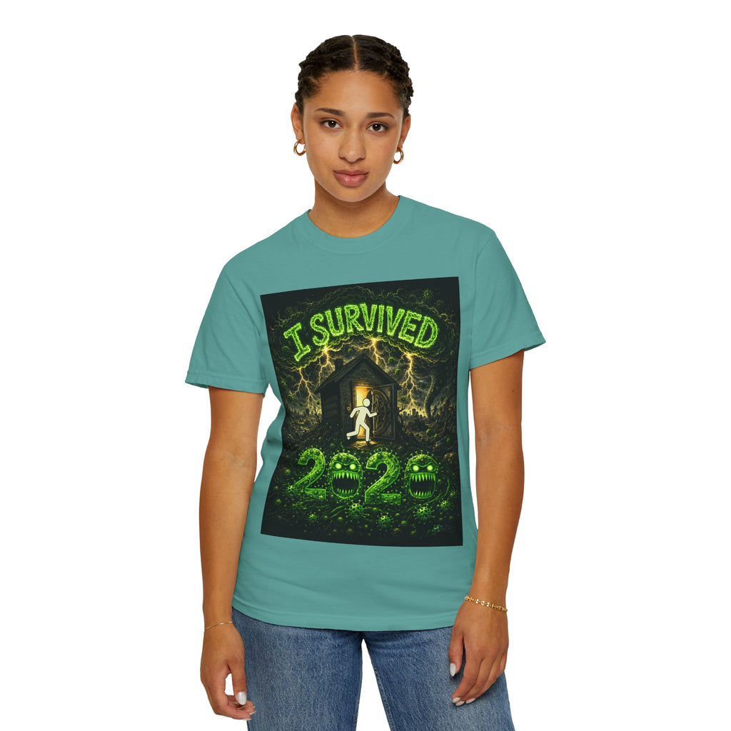 I Survived 2020 — S1:E3 "The Jab!" | Pandemic Edition Unisex Garment-Dyed T-shirt