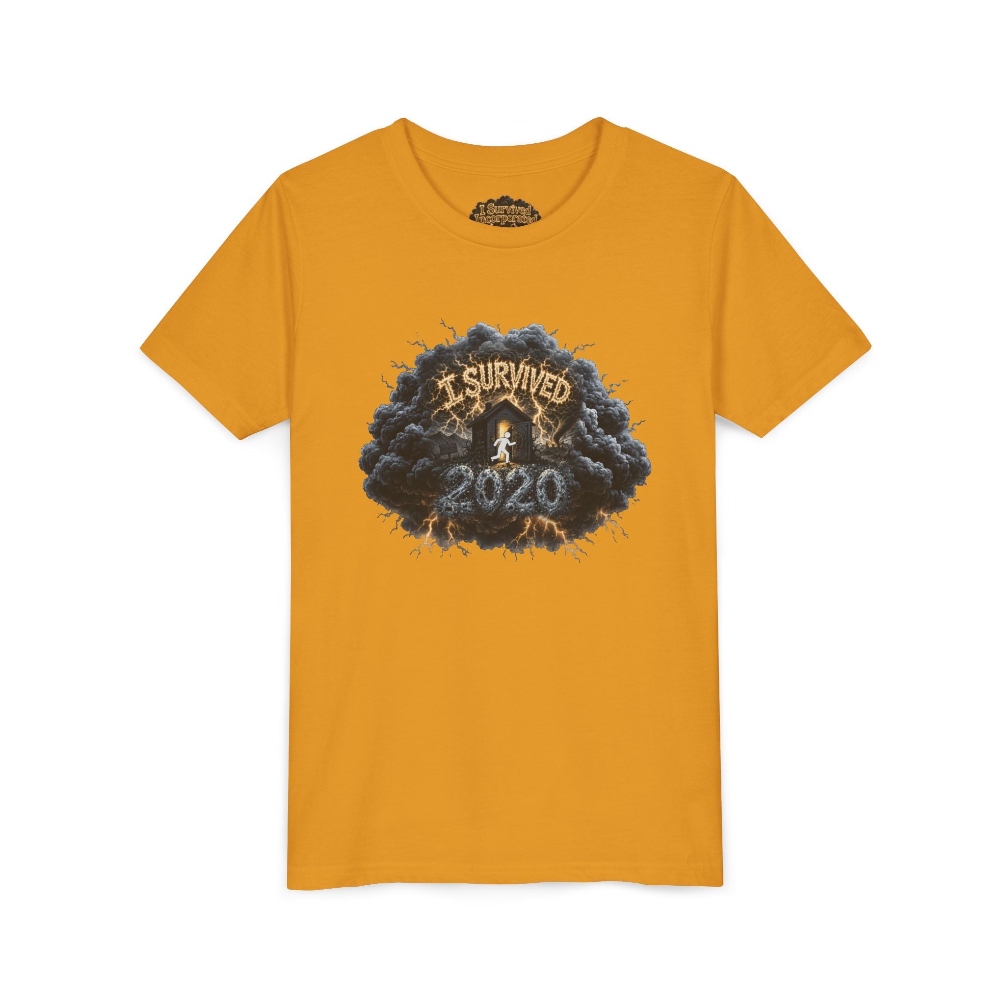 I Survived 2020 — Director's Cut Original Design Teaser Tee | Season 1 Premiere Drop Youth Short Sleeve Tee