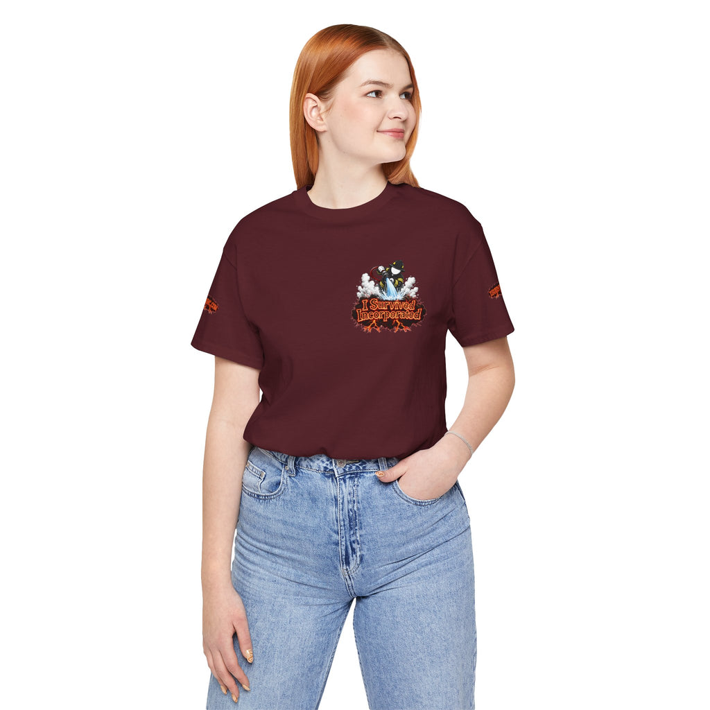 I Survived 2020 — "Please Stand By" Test Pattern Tee Wildfire Signal Special Edition Summer Premiere Unisex Jersey Short Sleeve Tee