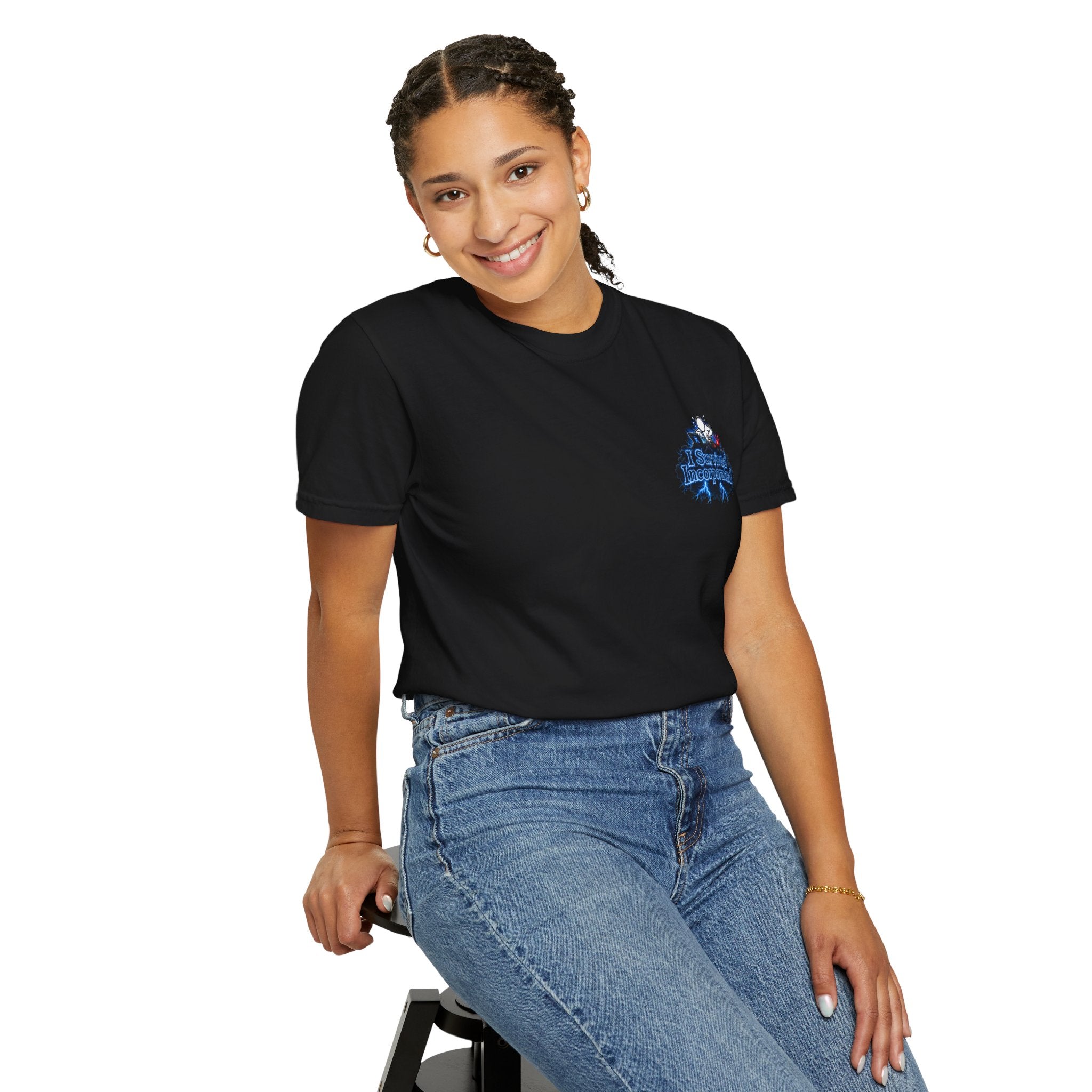 I Survived 2020 — "Please Stand By" Test Pattern Tee Lockdown Special Edition Summer Exclusive Unisex Garment-Dyed T-shirt