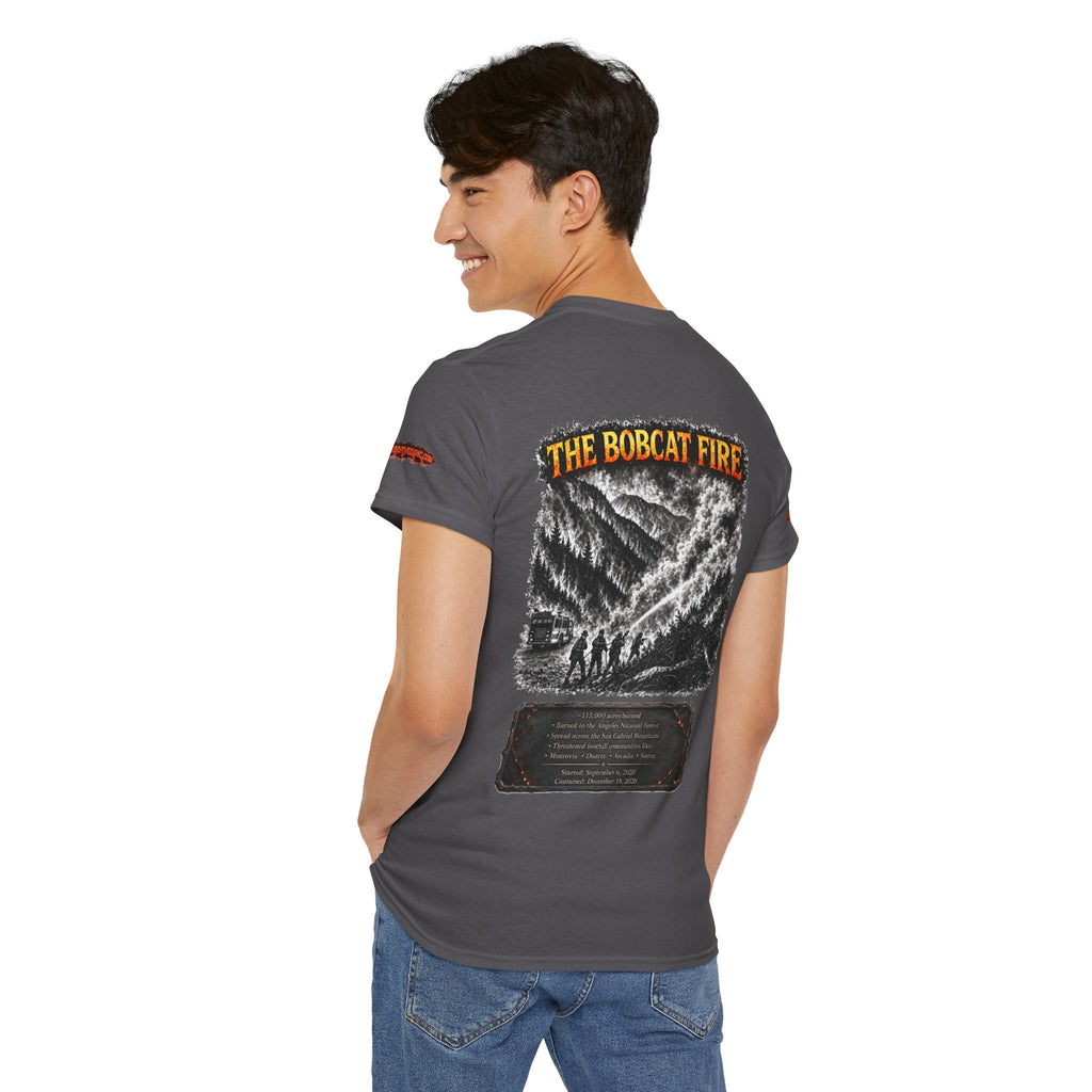 I Survived 2020 — Director's Cut S2:E2 "The Bobcat Fire" | Wildfire Edition Memorial Unisex Heavy Cotton Tee (SPECIAL EDITION)