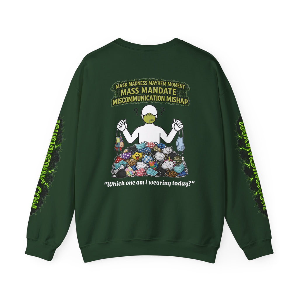 I Survived 2020 — S1:E4 "Mask Madness Mayhem Moment" | Pandemic Edition Unisex Heavy Blend™ Crewneck Sweatshirt