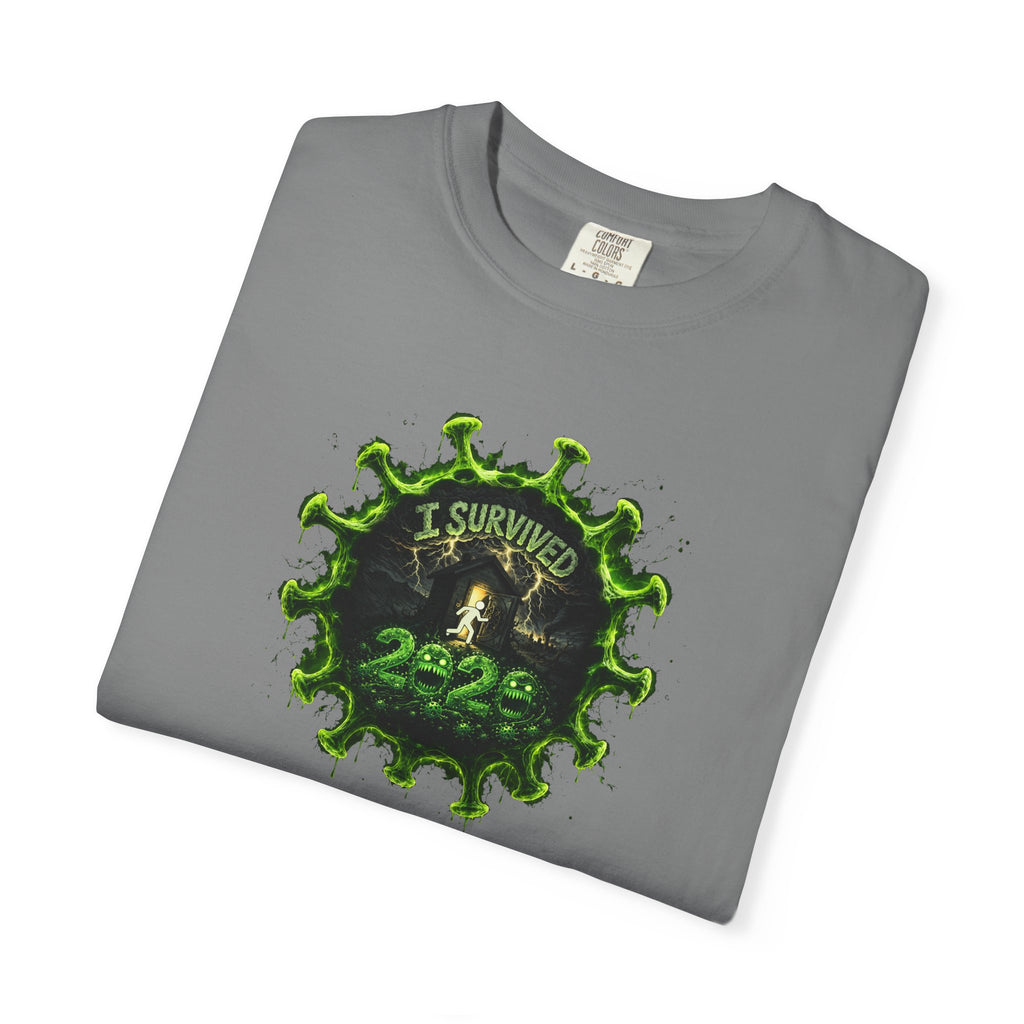 I Survived 2020 — PANDEMIC S1:E5: Director's Cut "Delivery Doomsday" Unisex Garment-Dyed T-shirt