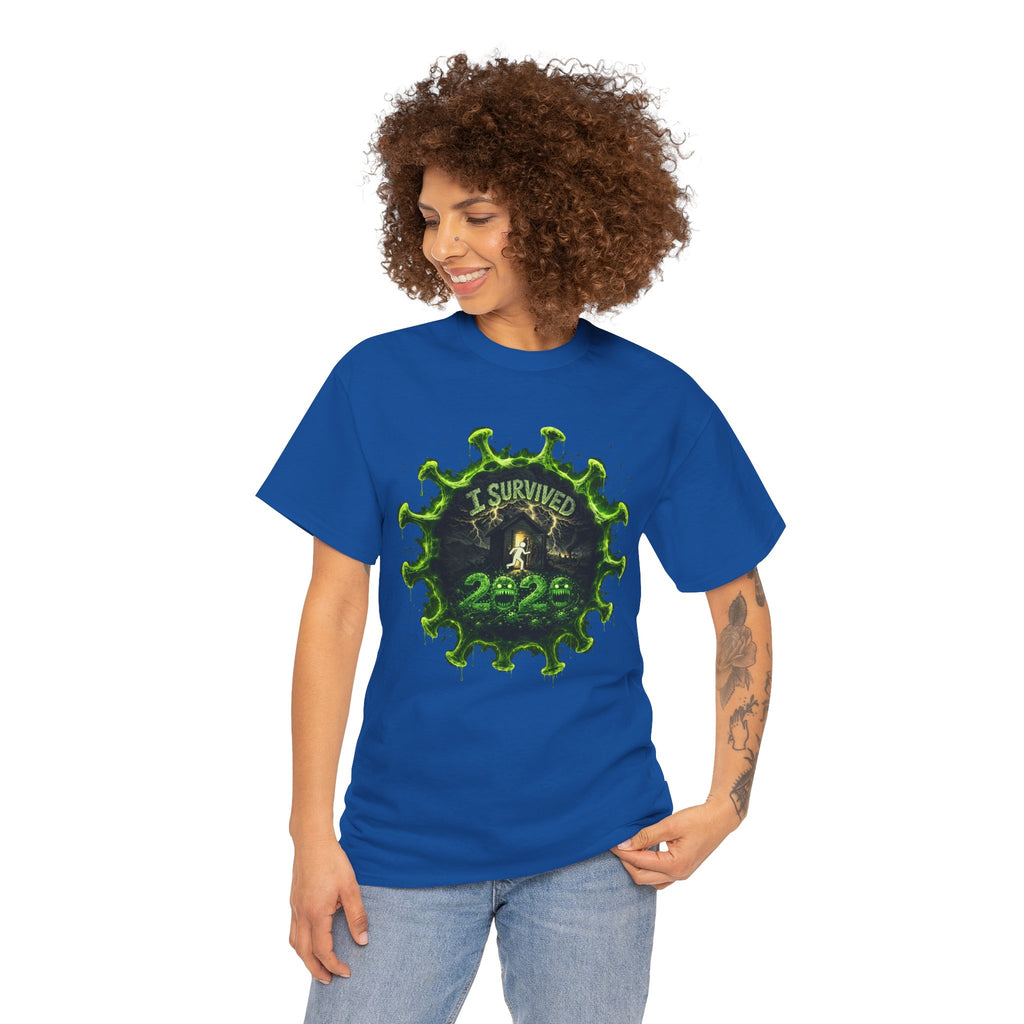 I Survived 2020 — Director's Cut S1:E4 "Mask Madness Mayhem Moment" | Pandemic Edition Unisex Heavy Cotton Tee