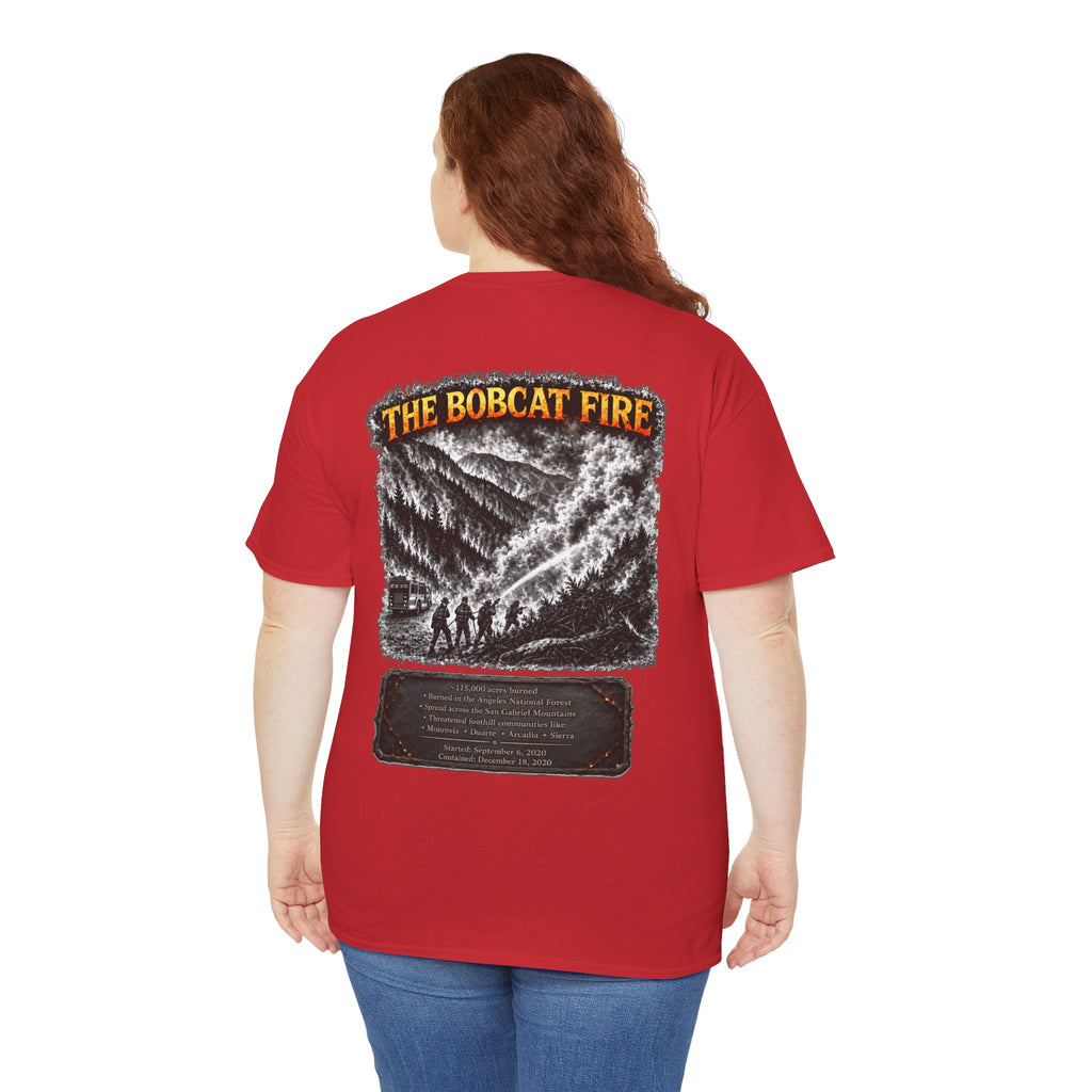 I Survived 2020 — WILDFIRES S2:E2: "The Bobcat Fire" Memorial Unisex Heavy Cotton Tee