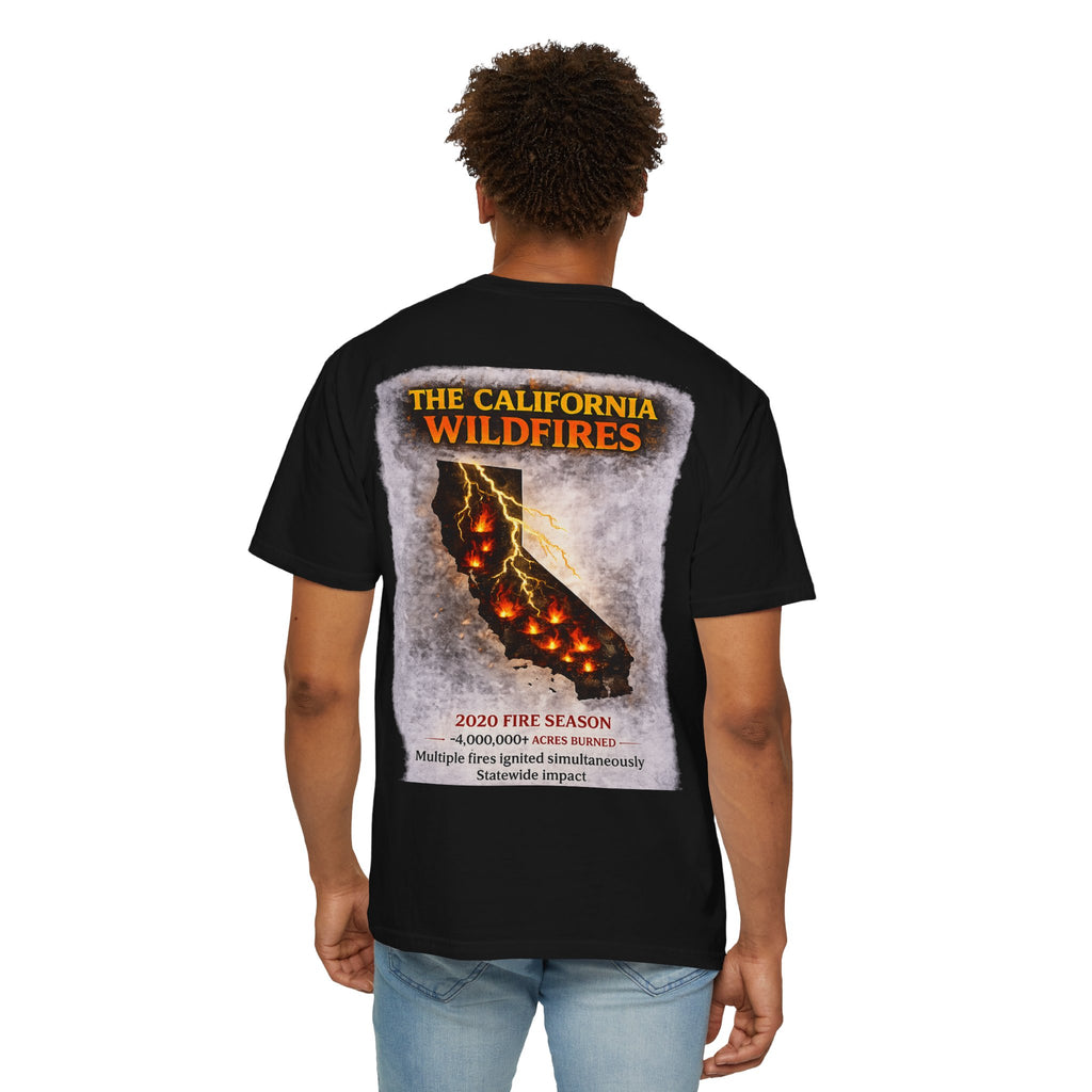 I Survived 2020 — WILDFIRES S2:E3: Director's Cut "The California Wildfires" Memorial Unisex Garment-Dyed T-shirt