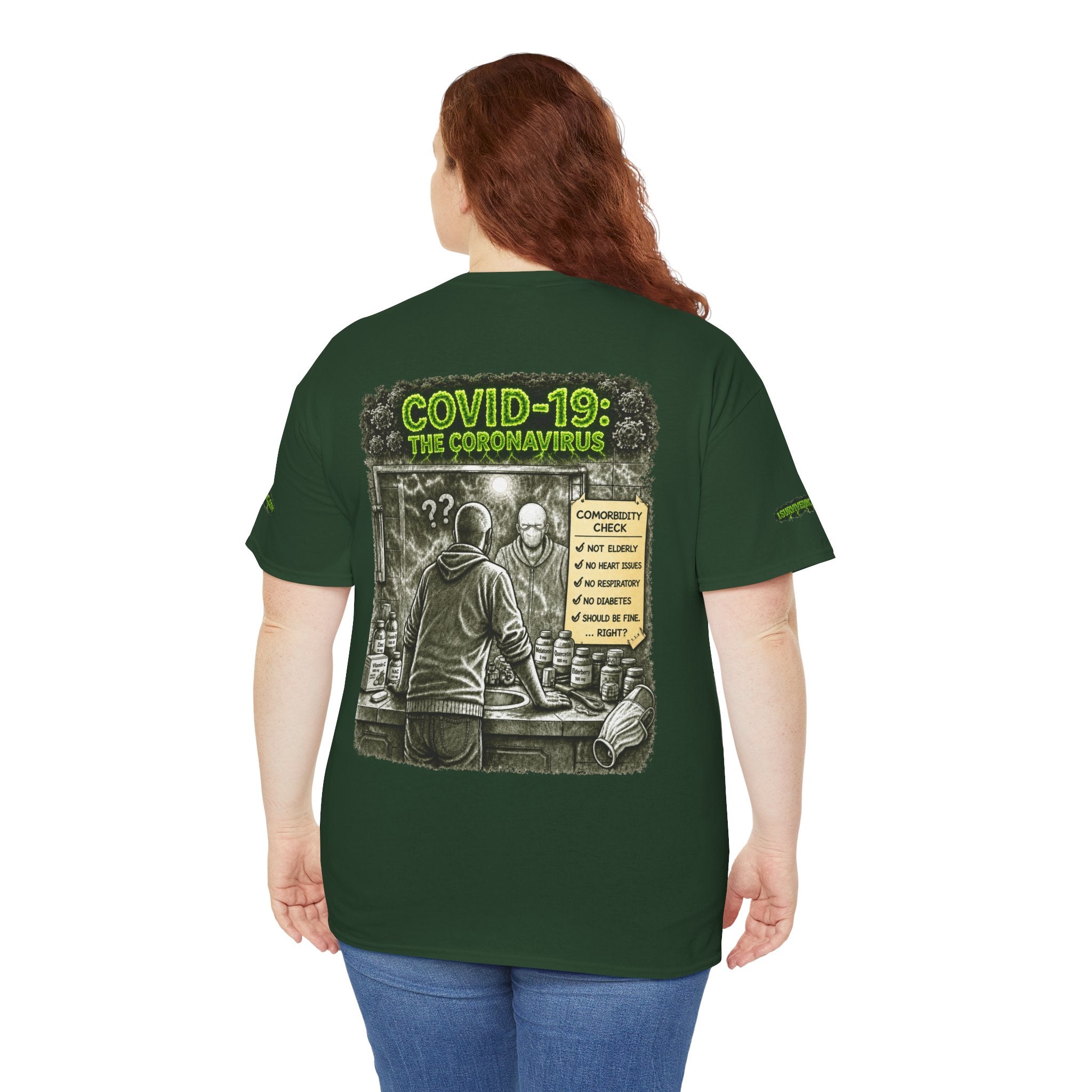 I Survived 2020 — PANDEMIC S1:E1: Special Edition "COVID-19: The Coronavirus" Unisex Heavy Cotton Tee