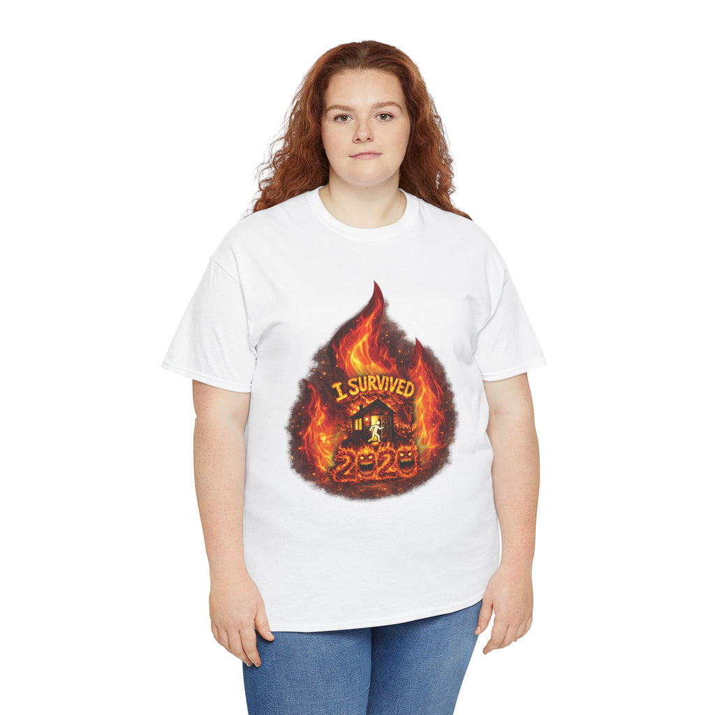 I Survived 2020 — Director's Cut S2:E2 "The Bobcat Fire" | Wildfire Edition Memorial Unisex Heavy Cotton Tee