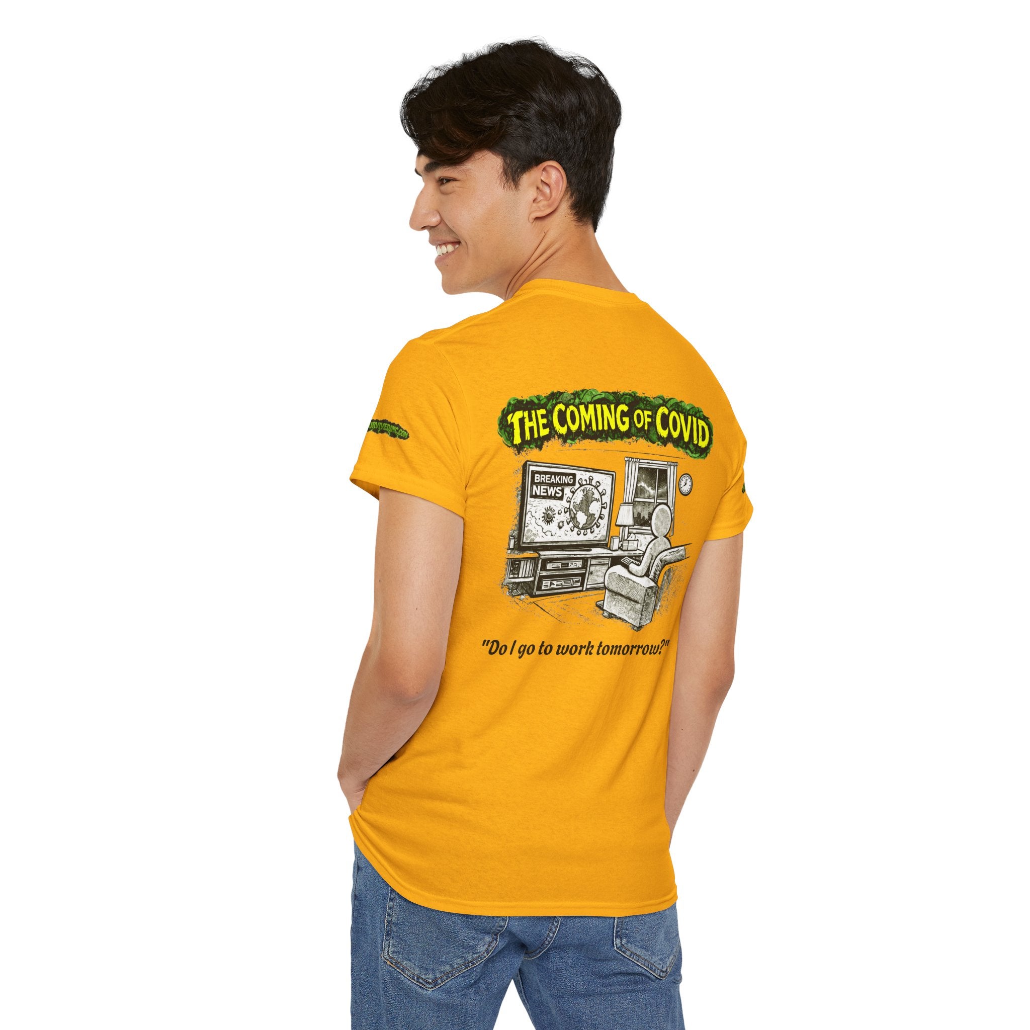 I Survived 2020 — PANDEMIC S1:E2: Director's Cut Special Edition "The Coming of COVID" Unisex Heavy Cotton Tee