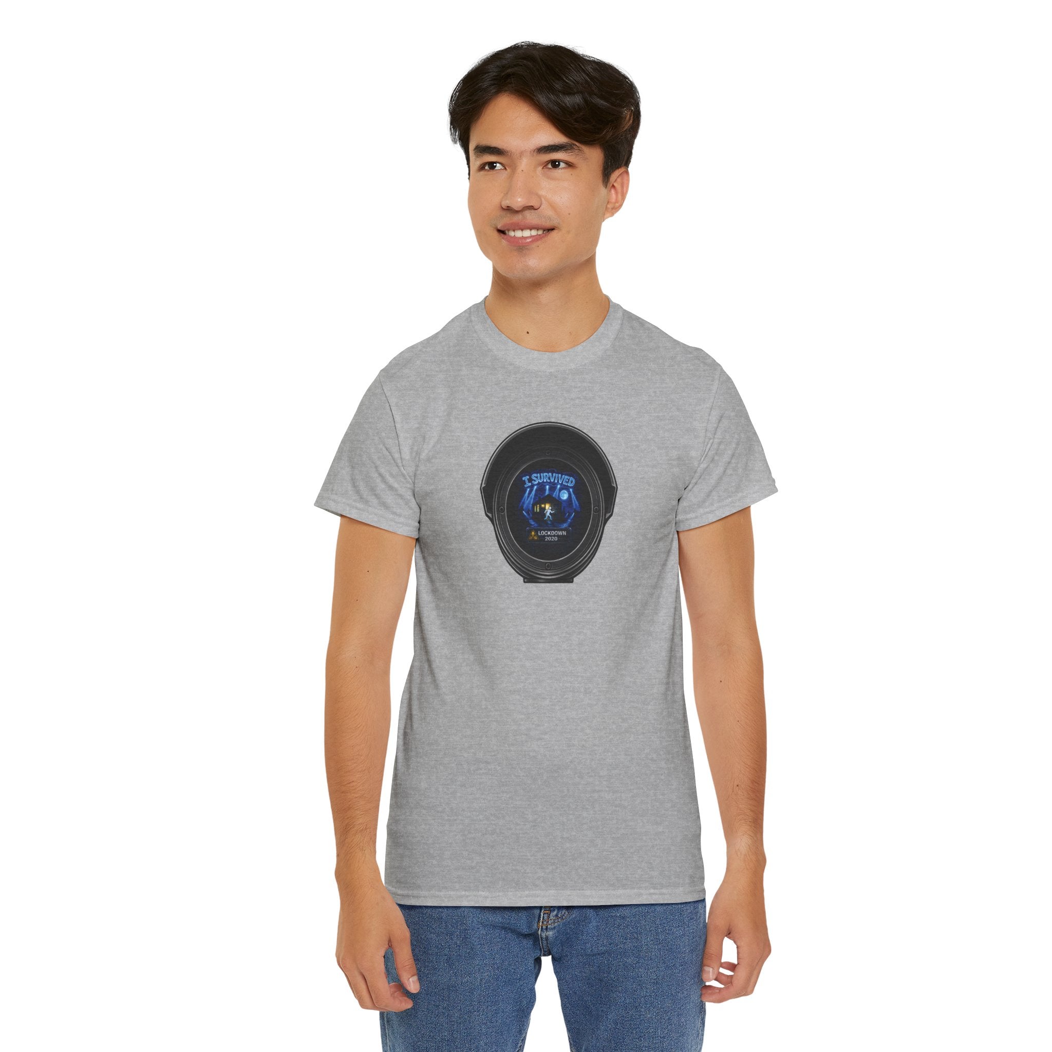 I Survived 2020 — LOCKDOWN S3:E4: Director's Cut "Working From Home" Unisex Heavy Cotton Tee