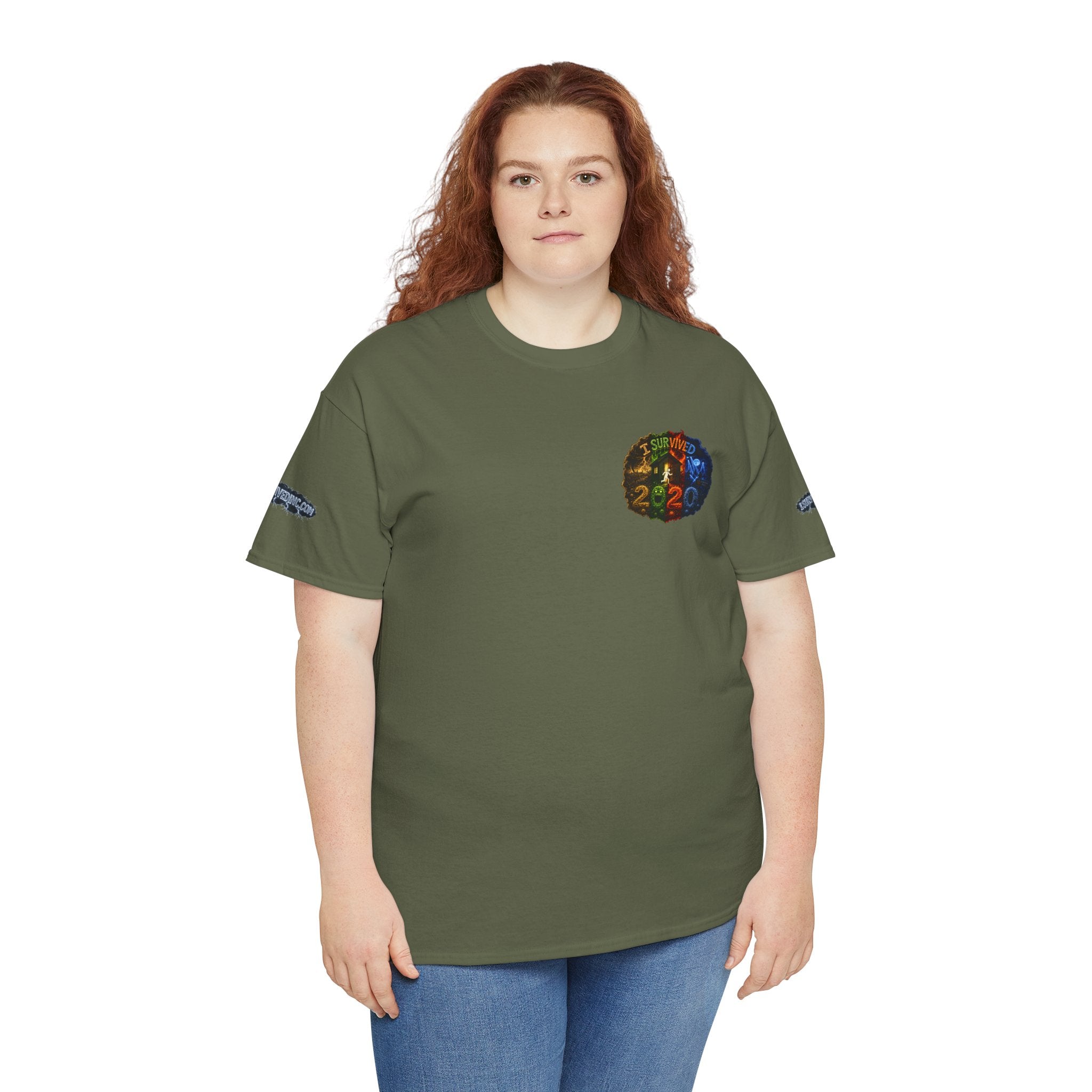 I Survived 2020 — "No Signal" Test Pattern Tee Alien Broadcast Finale Special Edition Summer Premiere Unisex Heavy Cotton Tee