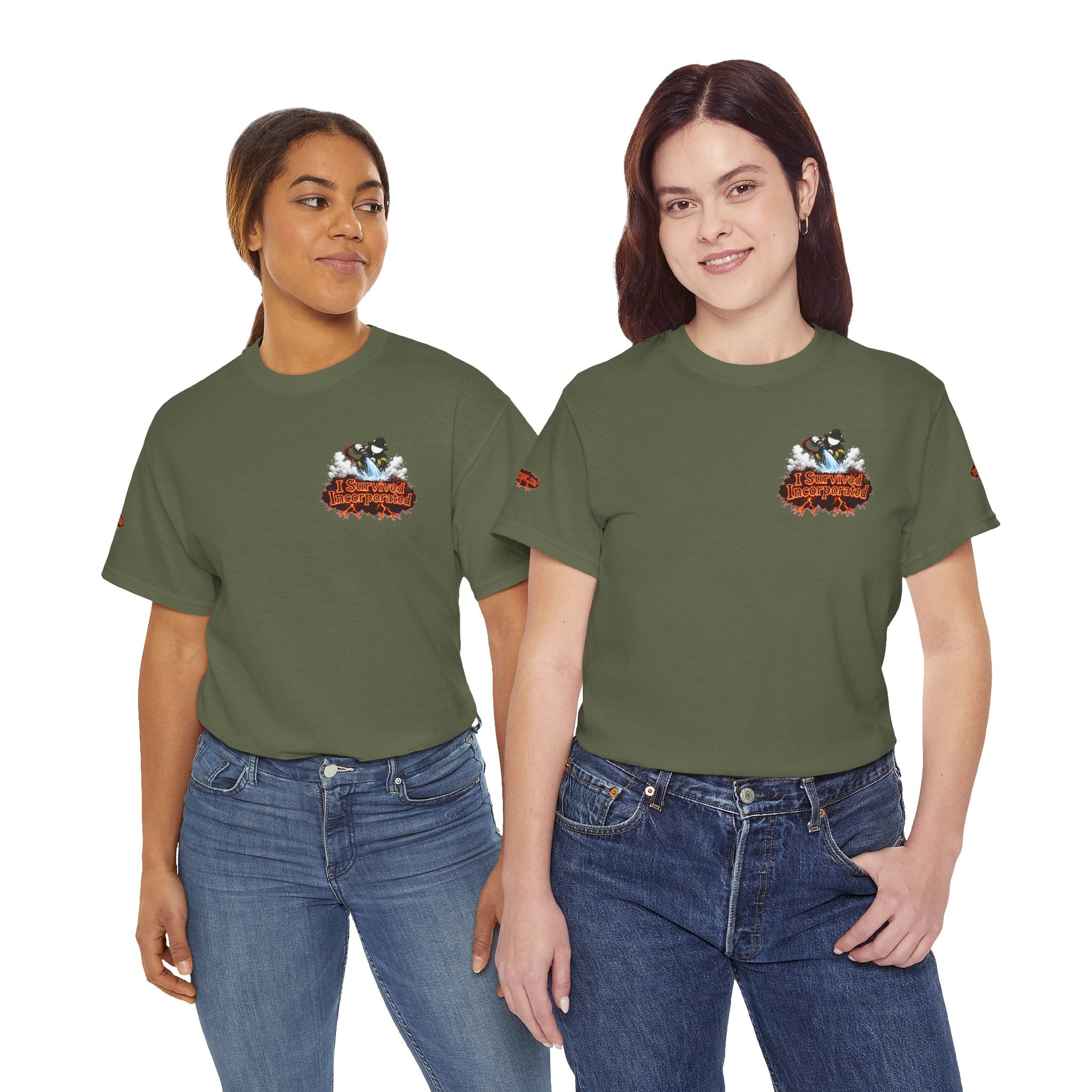 I Survived 2020 — "Please Stand By" Test Pattern Tee Wildfire Signal Special Edition Summer Premiere Unisex Heavy Cotton Tee