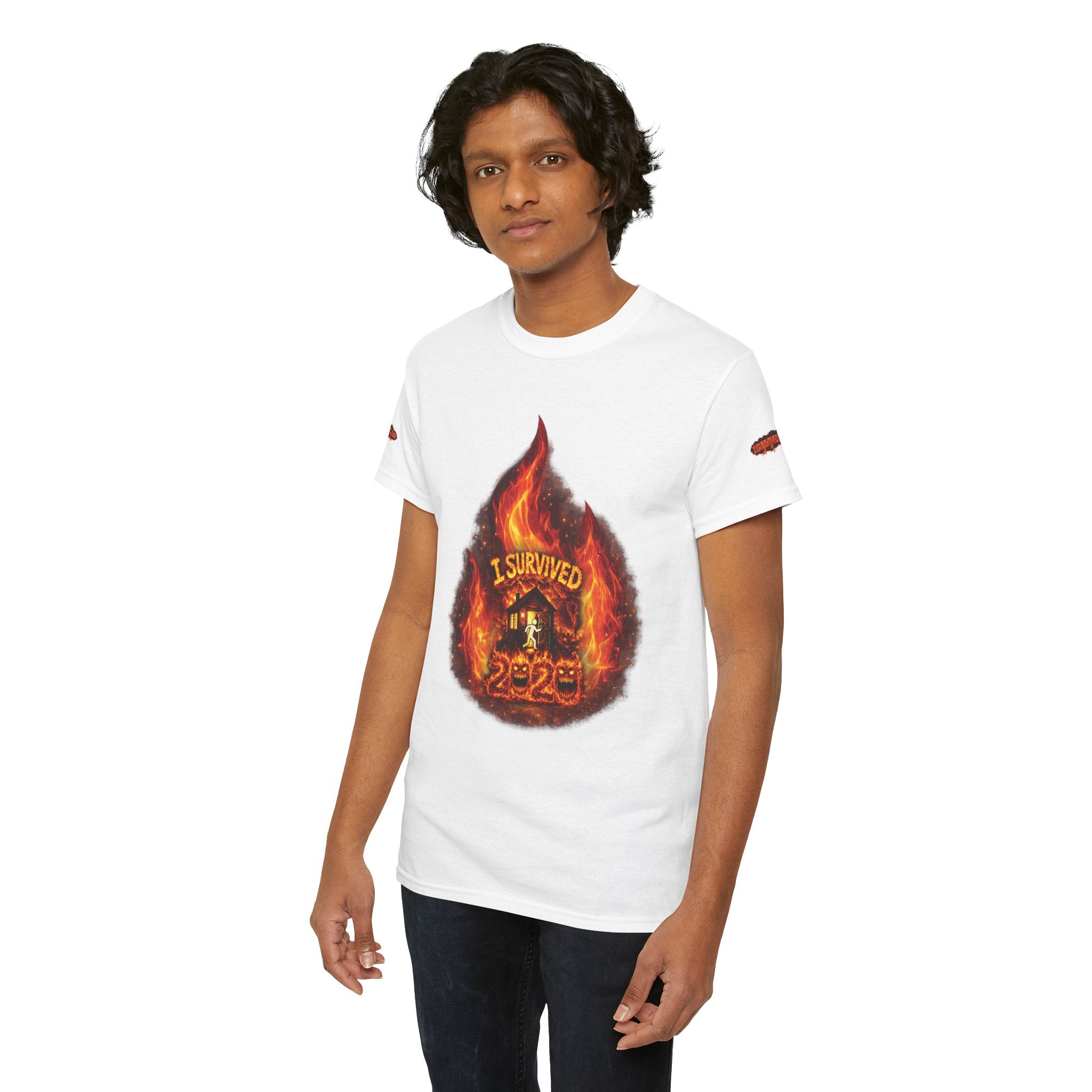 I Survived 2020 — Director's Cut S2:E1 "Berry Creek" | Wildfire Edition Memorial Unisex Heavy Cotton Tee (SPECIAL EDITION)