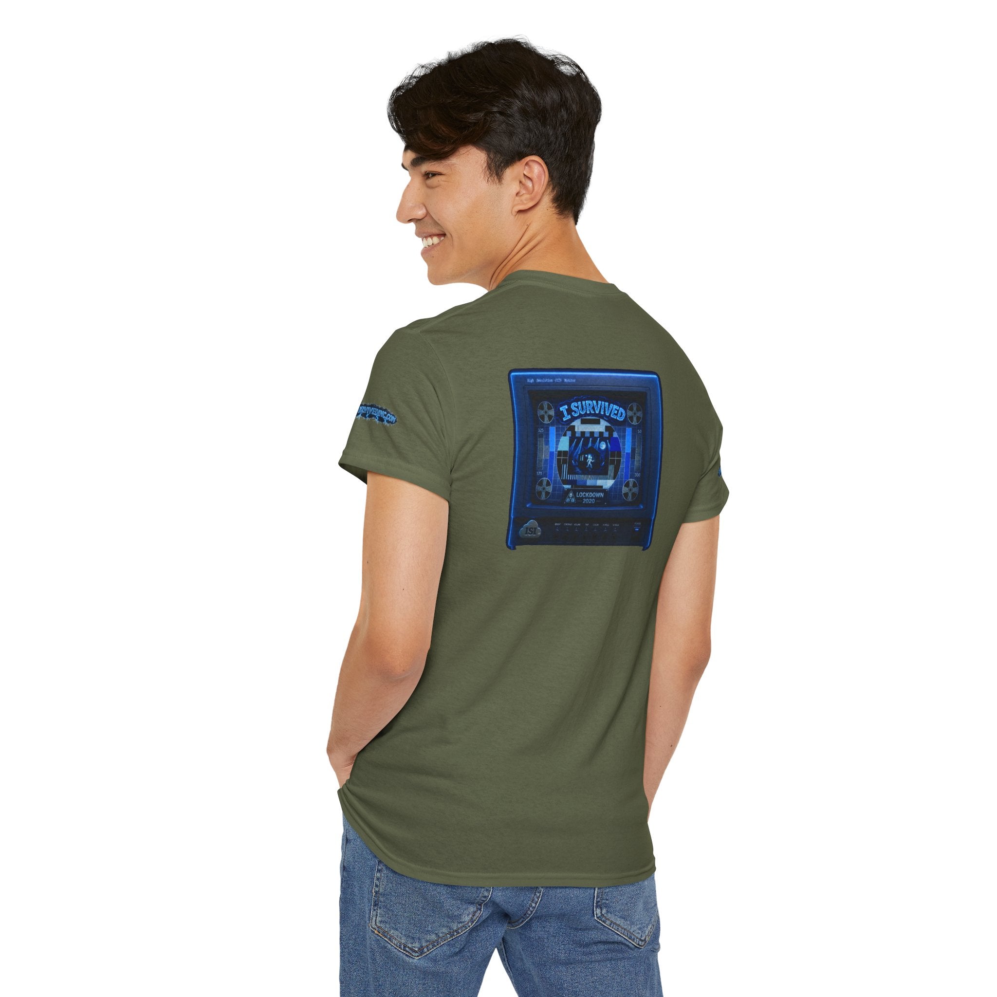 I Survived 2020 — "Please Stand By" Test Pattern Tee Lockdown Special Edition Summer Exclusive Unisex Heavy Cotton Tee