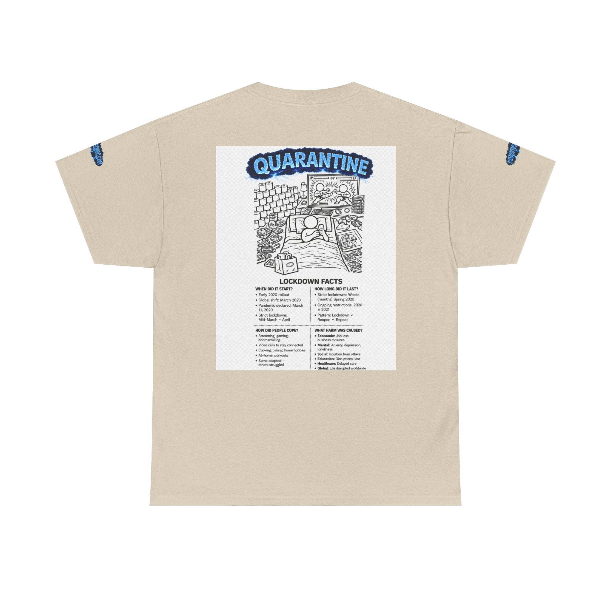 I Survived 2020 — Director's Cut S3:E1 "Quarantine" | Lockdown Edition Documentary Unisex Heavy Cotton Tee (SPECIAL EDITION)