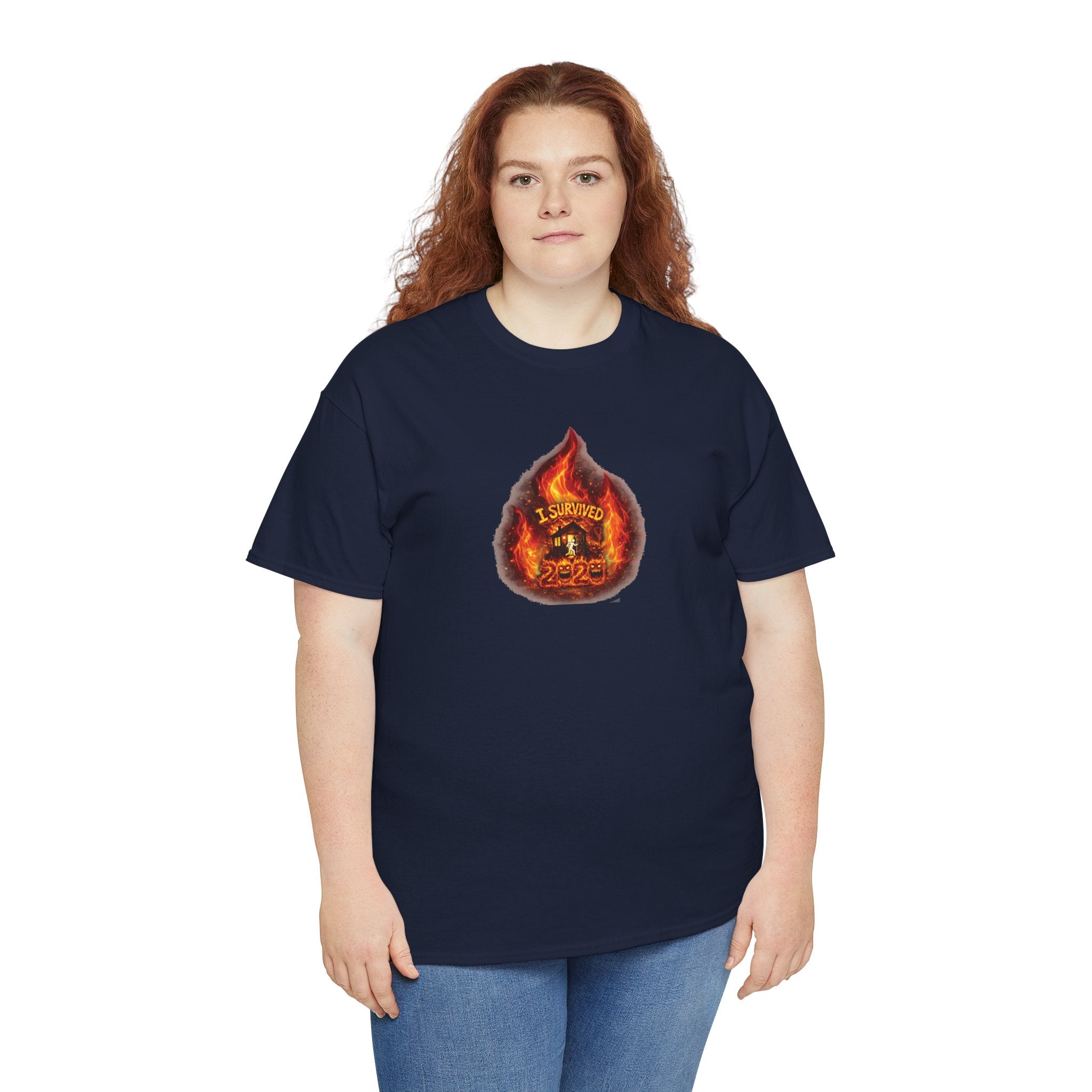 I Survived 2020 — WILDFIRES S2:E3: Director's Cut "The California Wildfires" Memorial Unisex Heavy Cotton Tee