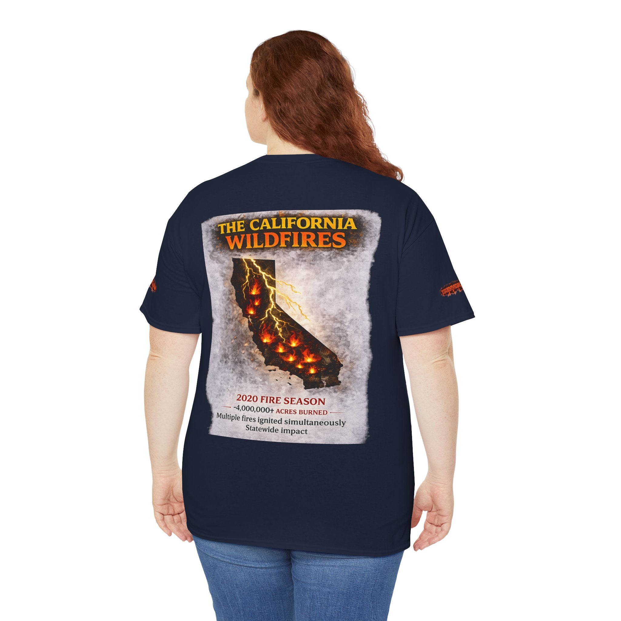 I Survived 2020 — Director's Cut S2:E3 "The California Wildfires" | Wildfire Edition Memorial Unisex Heavy Cotton Tee (SPECIAL EDITION)