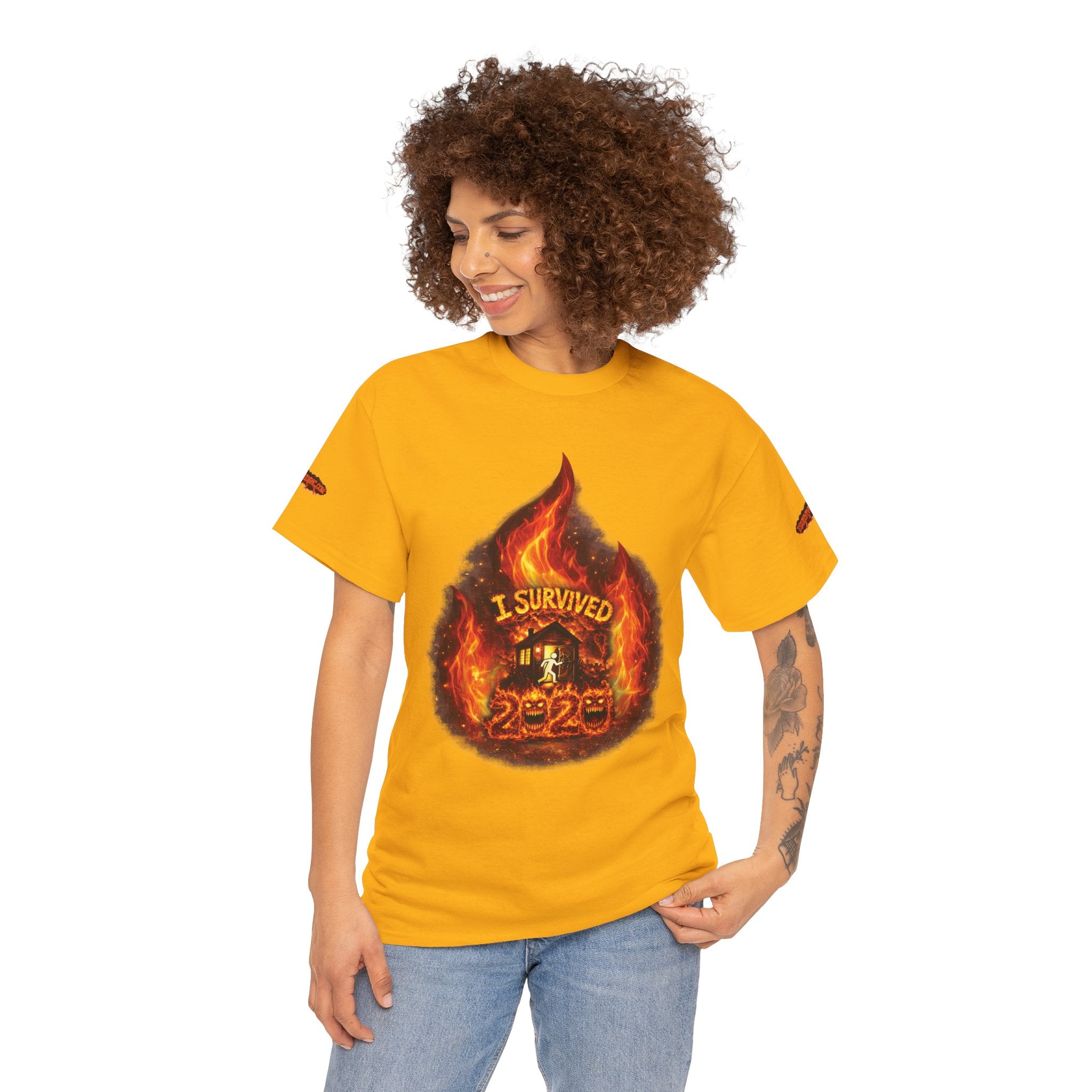 I Survived 2020 — Director's Cut S2:E3 "The California Wildfires" | Wildfire Edition Memorial Unisex Heavy Cotton Tee (SPECIAL EDITION)