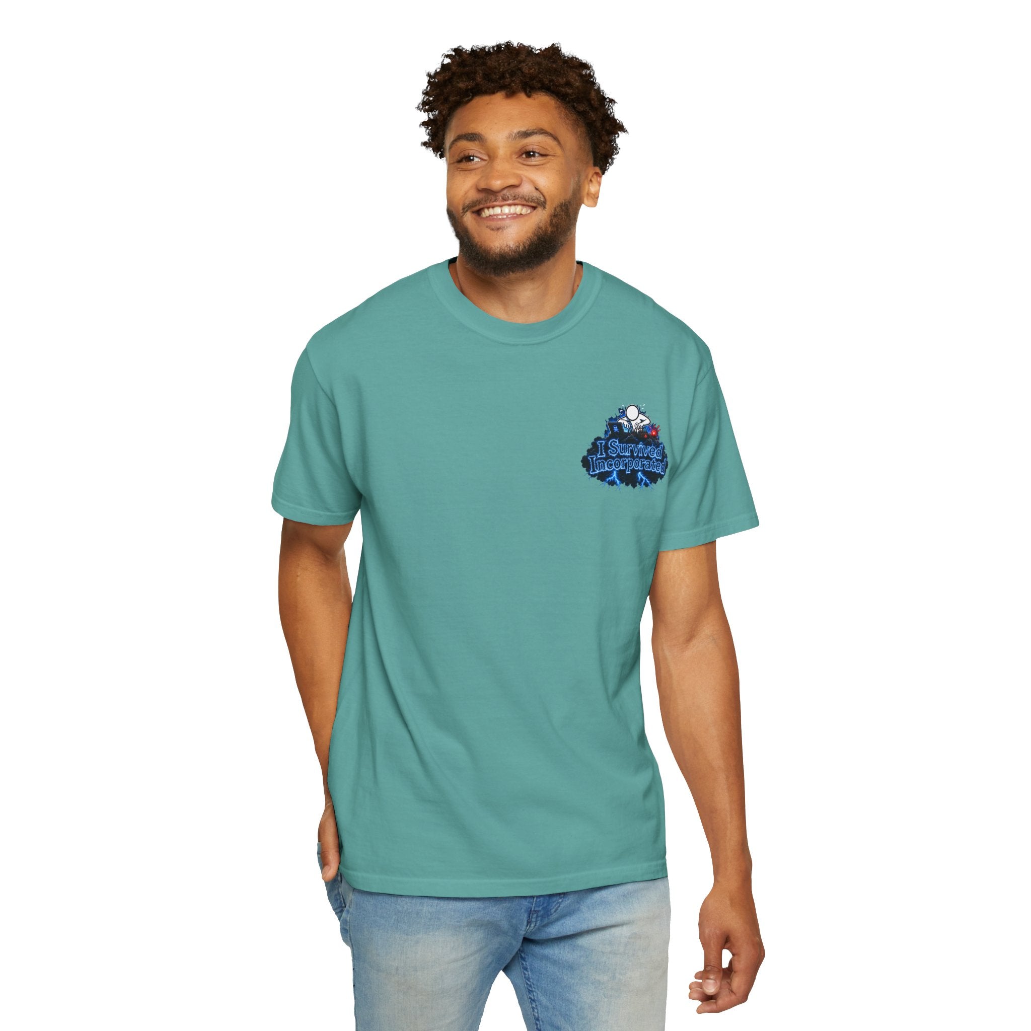 I Survived 2020 — "Please Stand By" Test Pattern Tee Lockdown Special Edition Summer Exclusive Unisex Garment-Dyed T-shirt