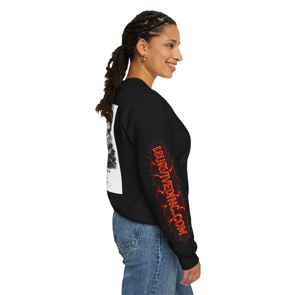 I Survived 2020 — S2:E2 "The Bobcat Fire" | Wildfire Edition Memorial Unisex Heavy Blend™ Crewneck Sweatshirt