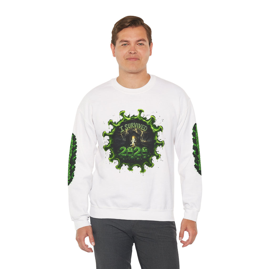 I Survived 2020 — Director's Cut S1:E2 "The Coming of COVID" | Pandemic Edition Unisex Heavy Blend™ Crewneck Sweatshirt