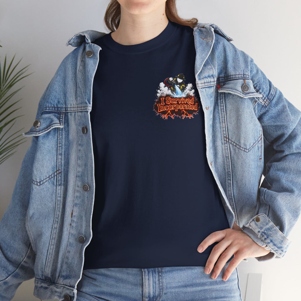 I Survived 2020 — "Please Stand By" Test Pattern Tee Wildfire Signal Edition Summer Premiere Unisex Heavy Cotton Tee