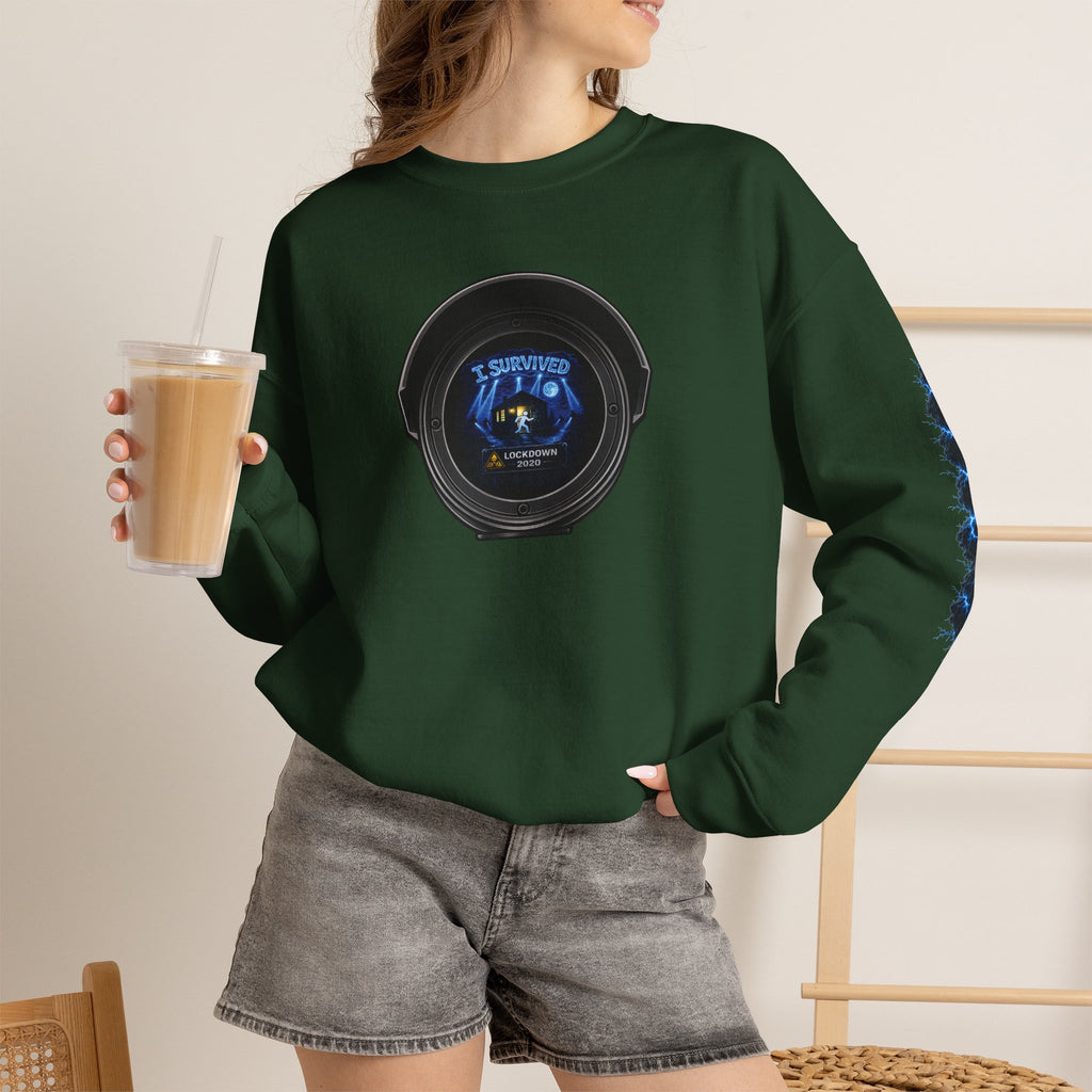 I Survived 2020 — LOCKDOWN S3:E2: Director's Cut Special Edition "Dating Under Lockdown" Unisex Heavy Blend™ Crewneck Sweatshirt