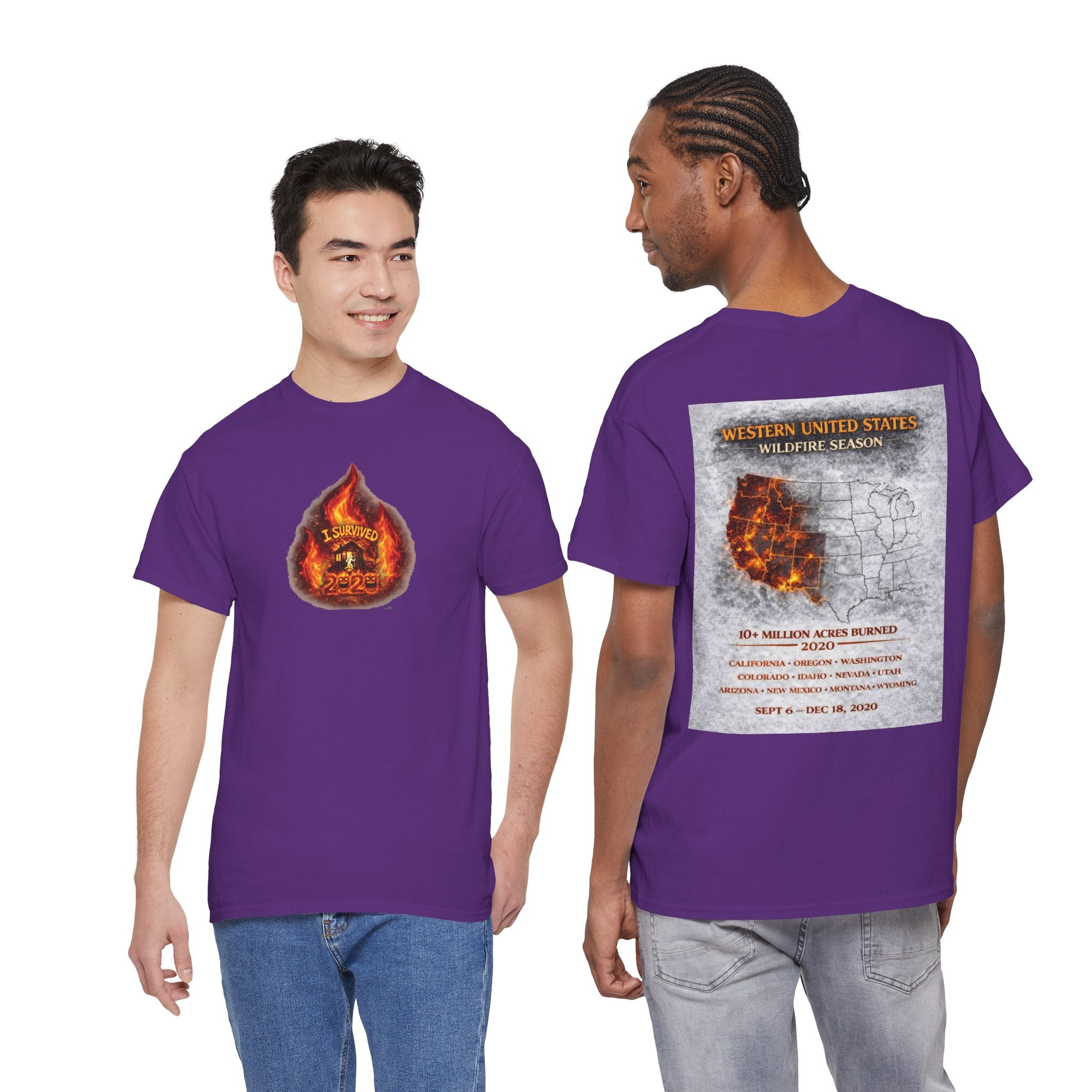 I Survived 2020 — WILDFIRES S2:E4: Director's Cut "Western U.S. Wildfire Season" Memorial Tee